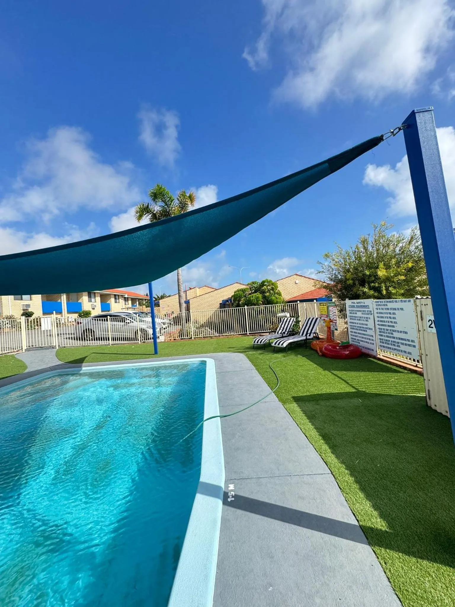 Pool view in Ocean View Villas