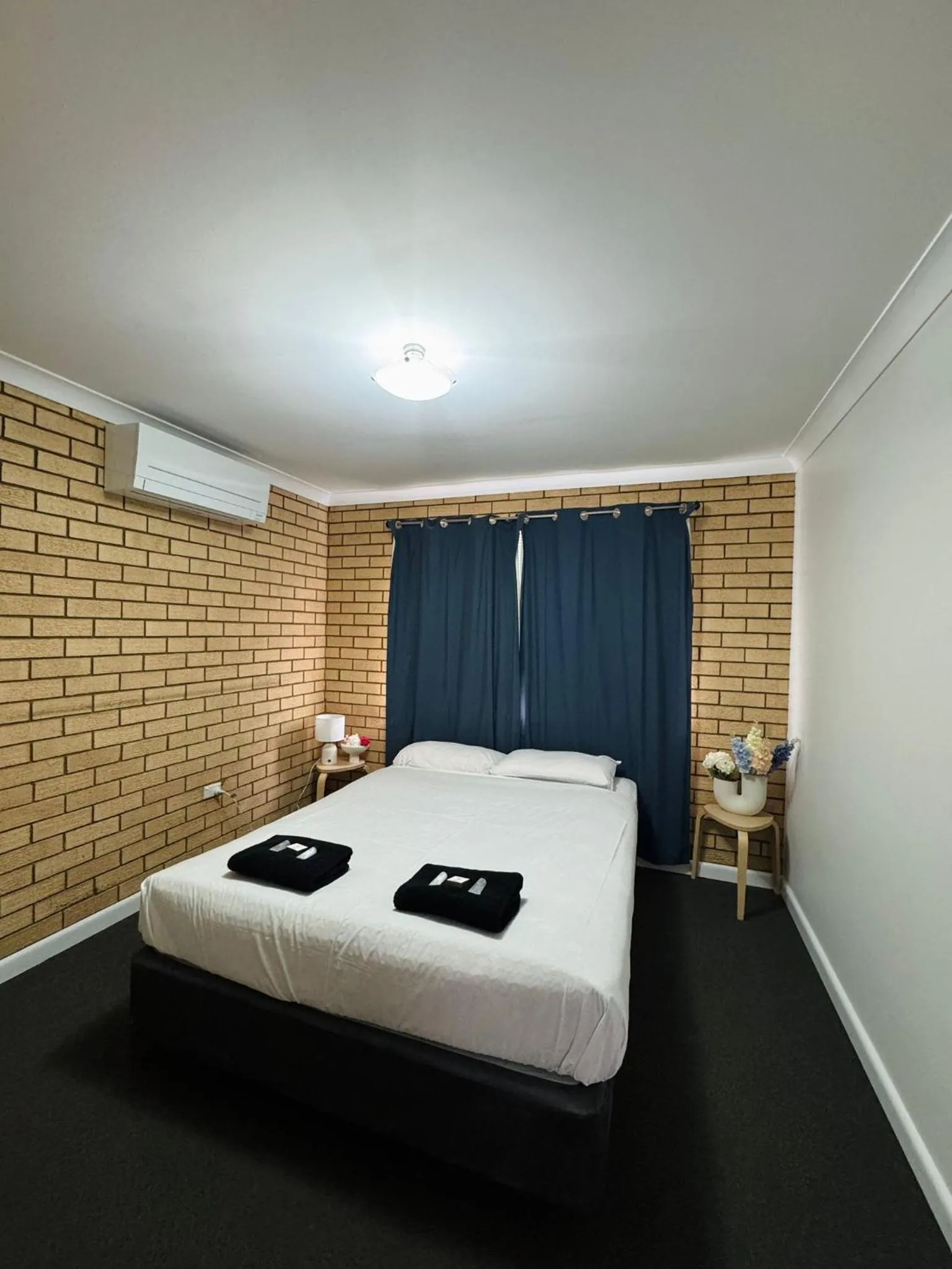 Bed in Ocean View Villas