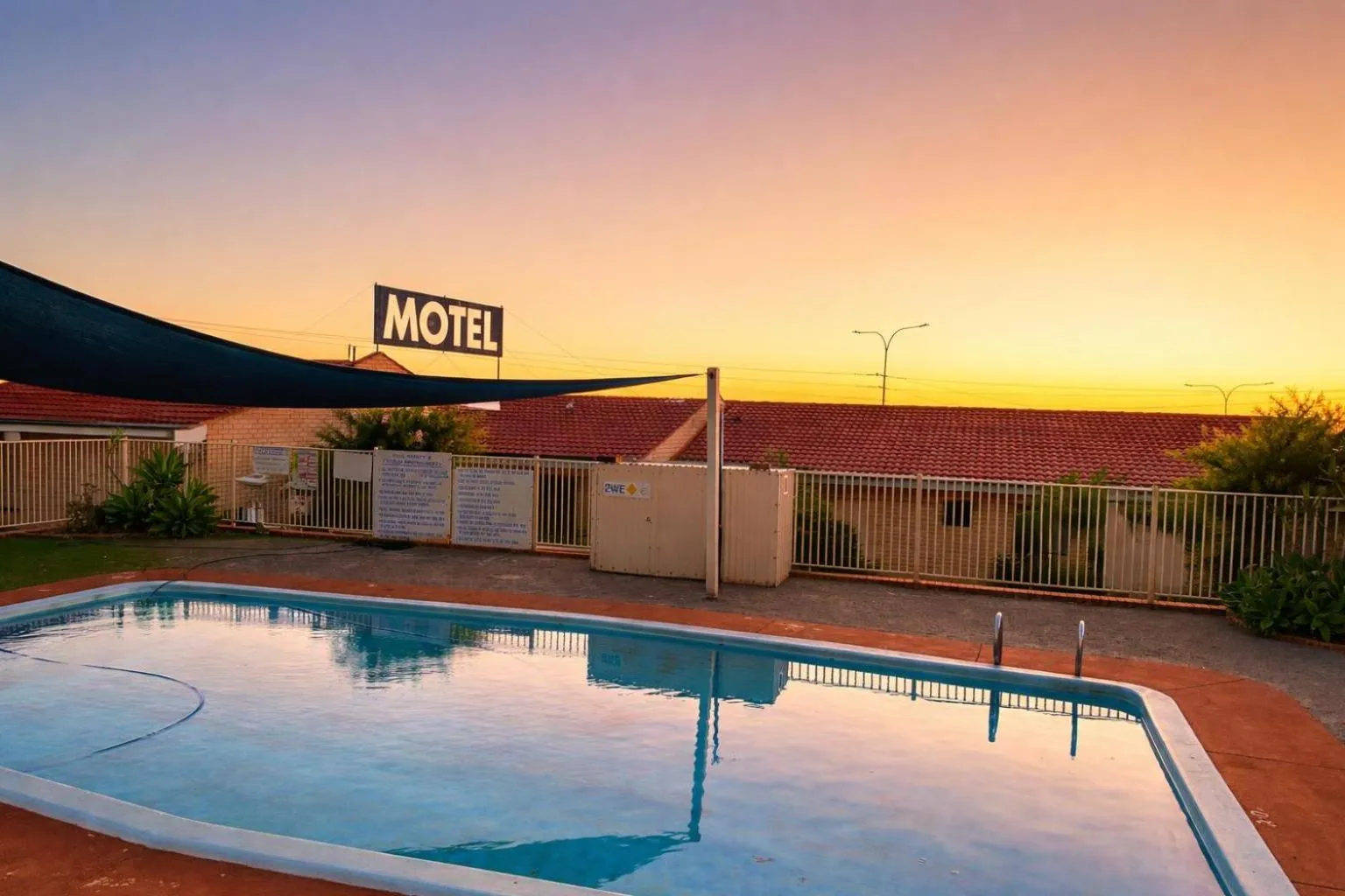 Pool view in Ocean View Villas