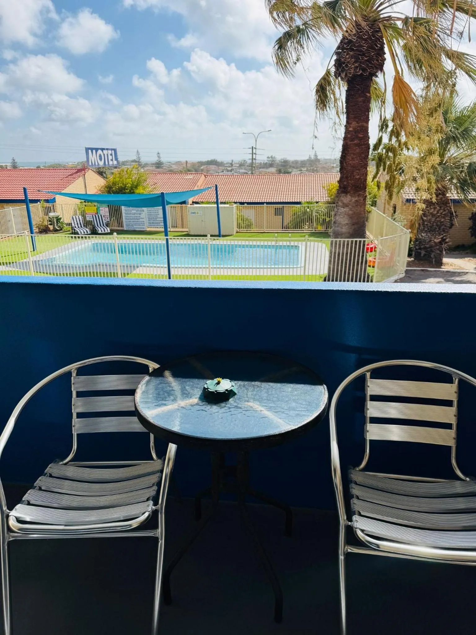 Pool view in Ocean View Villas