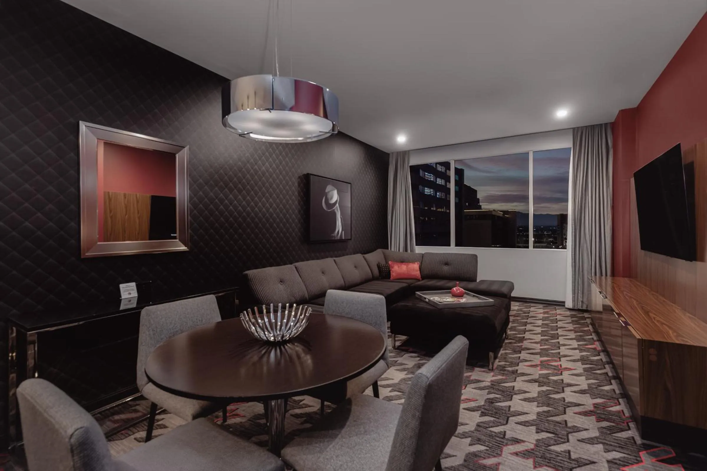 Living room in The D Las Vegas