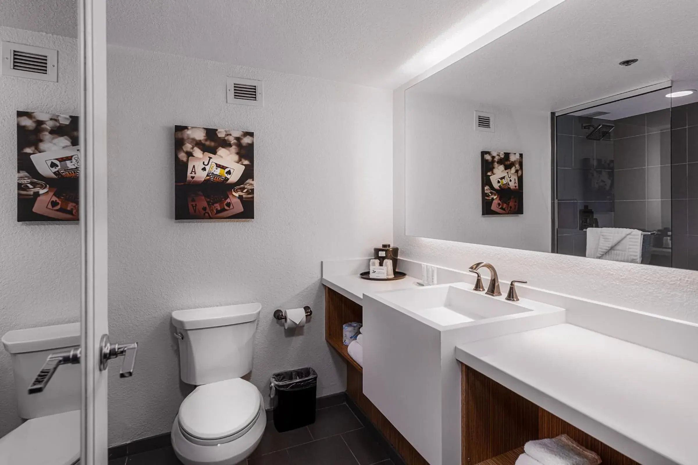 Bathroom in The D Las Vegas Bathroom in The D Las Vegas