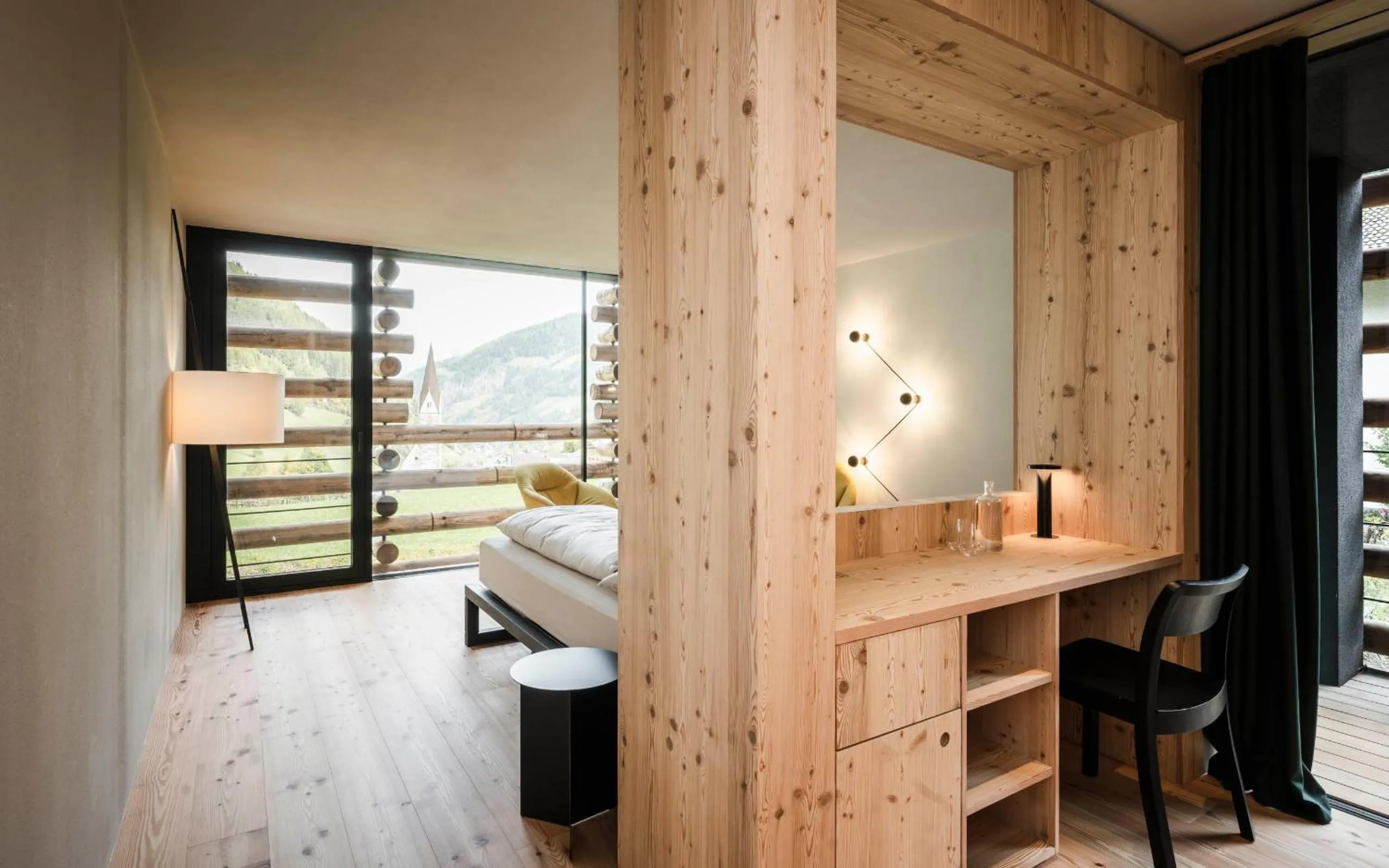 Photo of the whole room, Bed in Hotel Jaufentalerhof