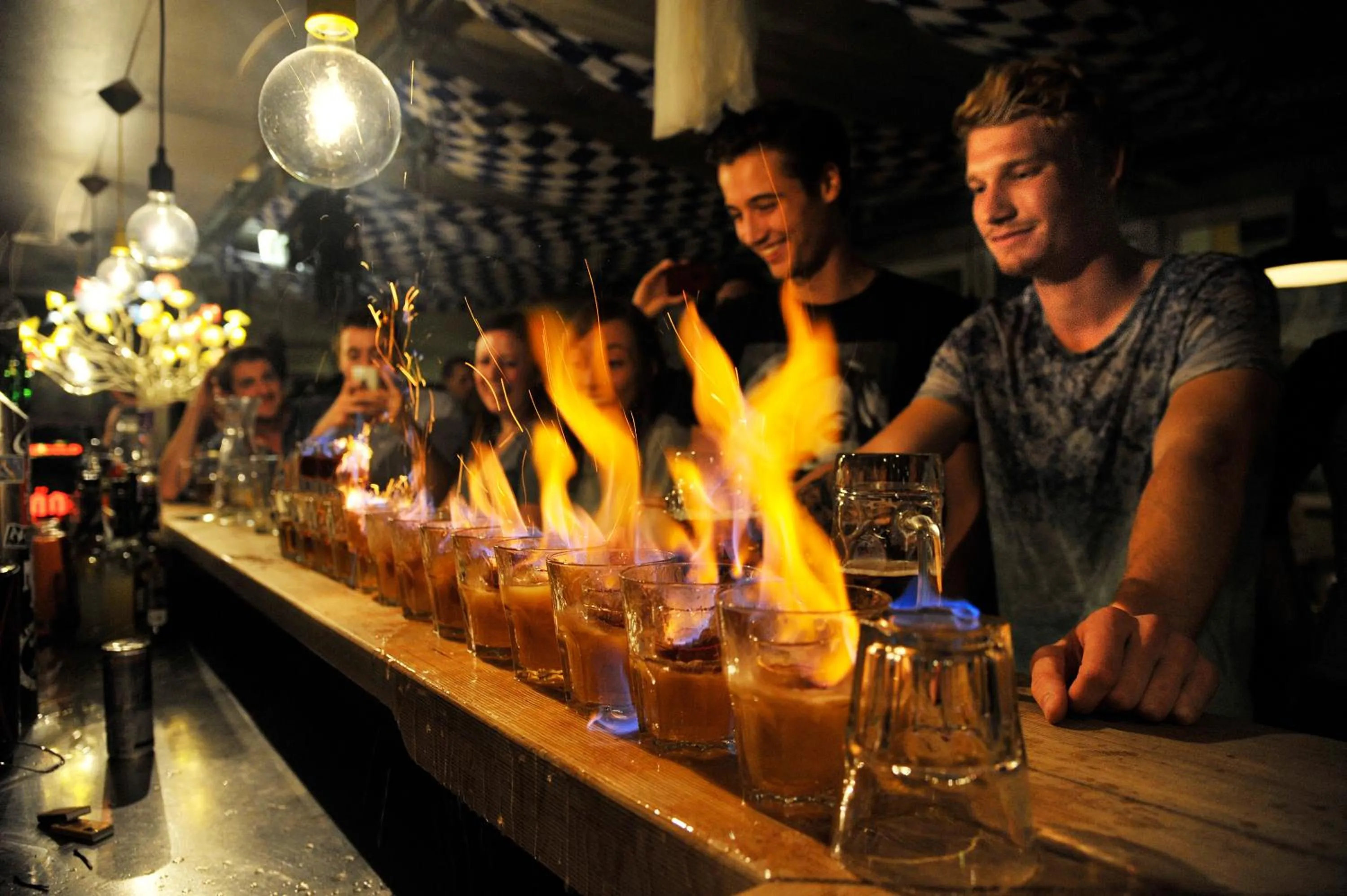 People in Wombat's City Hostel Munich Hauptbahnhof