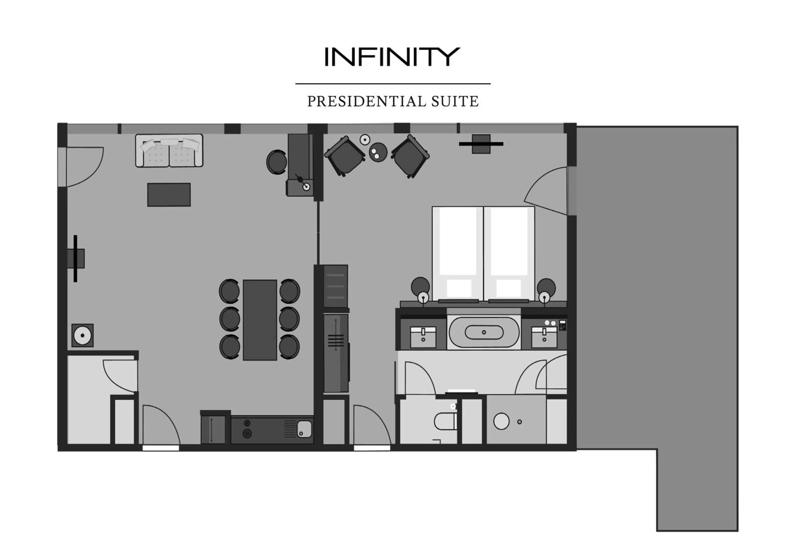 Photo of the whole room in Infinity Hotel & Conference Resort Munich