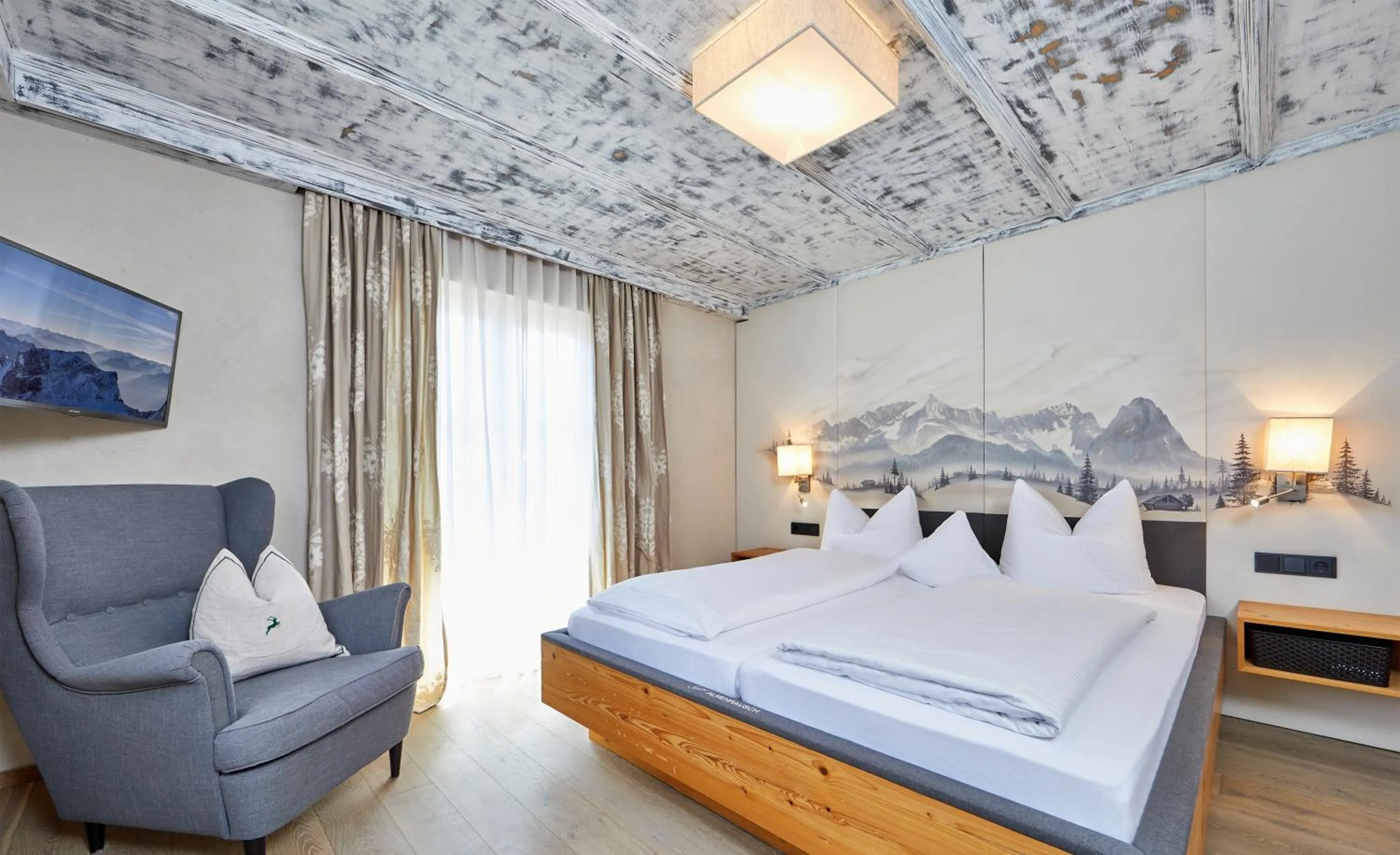 Bedroom, Bed in Landhotel zum Bad