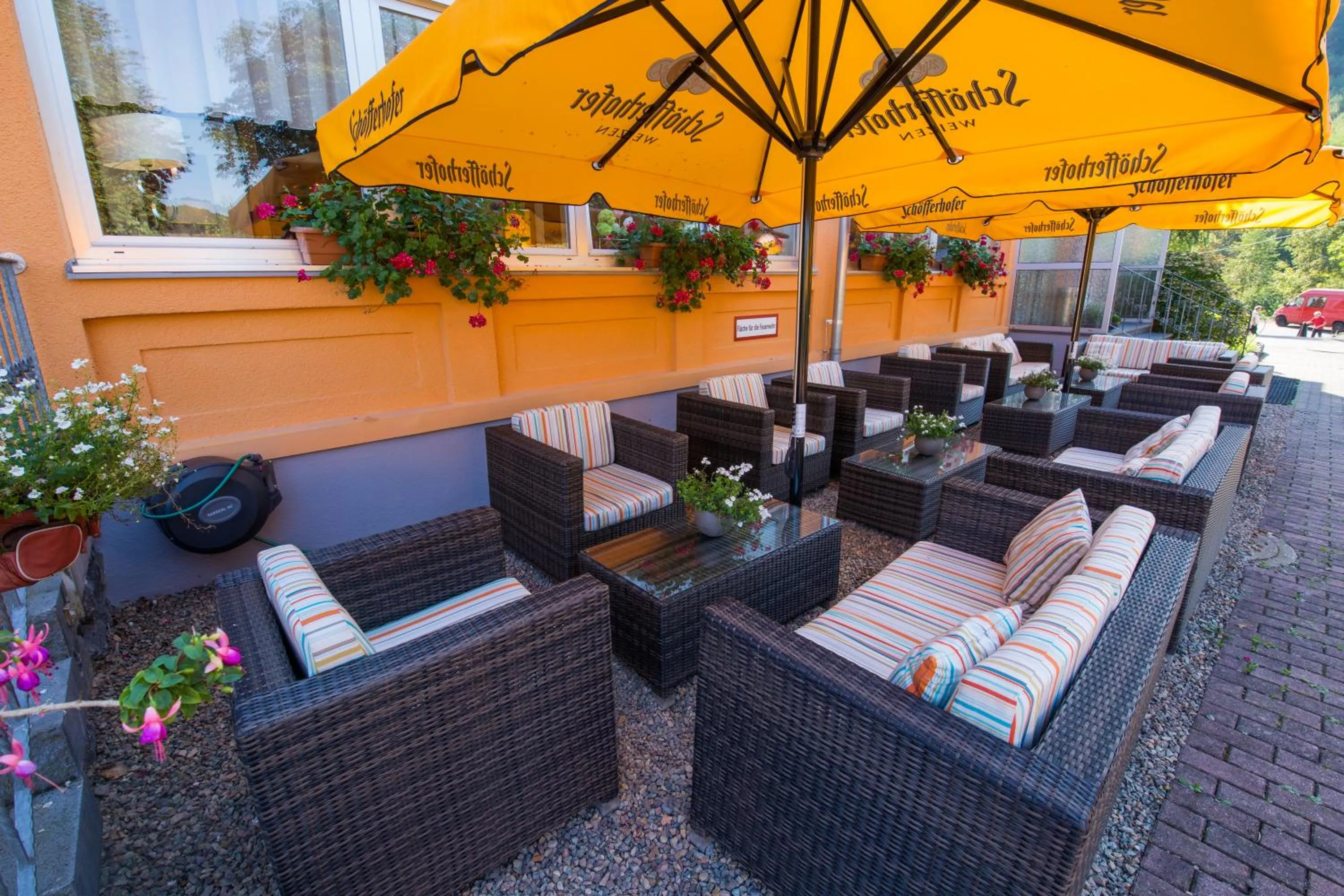 Balcony/Terrace in BSW Ferienhotel Lindenbach