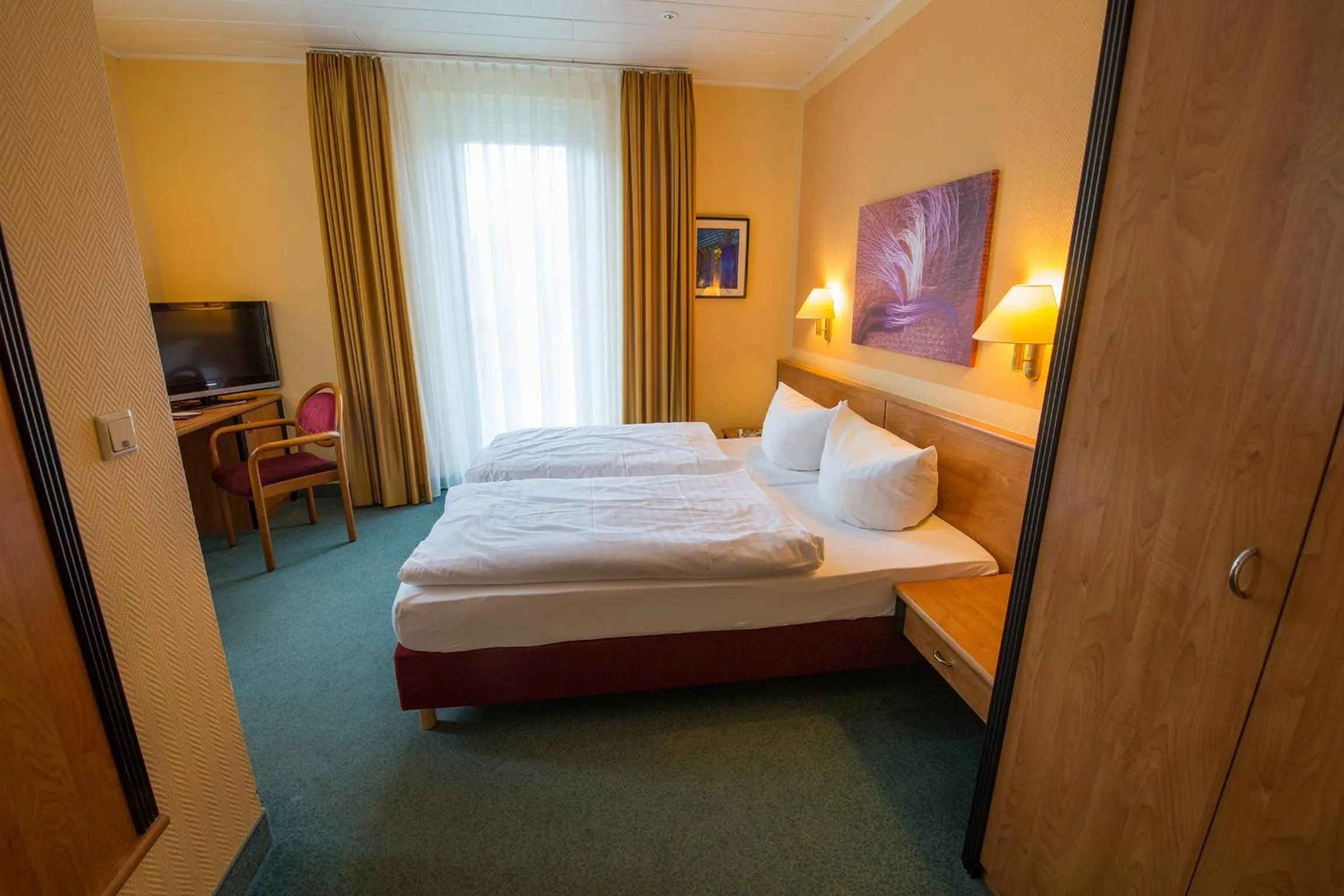 Photo of the whole room, Bed in BSW Ferienhotel Lindenbach