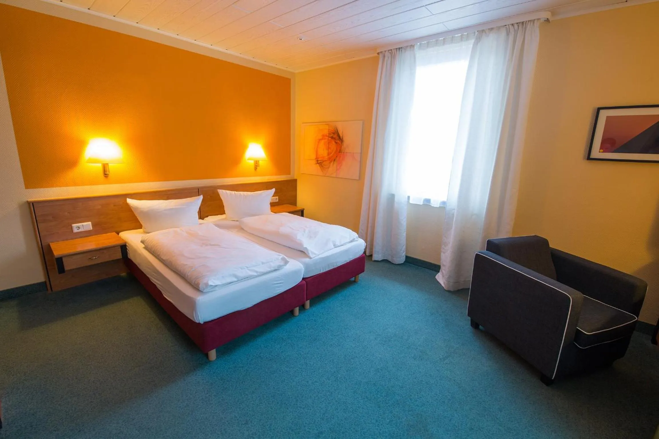 Photo of the whole room, Bed in BSW Ferienhotel Lindenbach