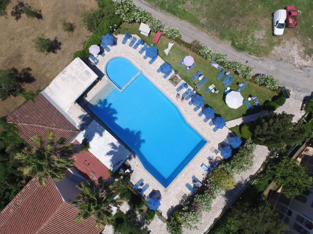 Swimming pool in Alexandros Studios Apartments