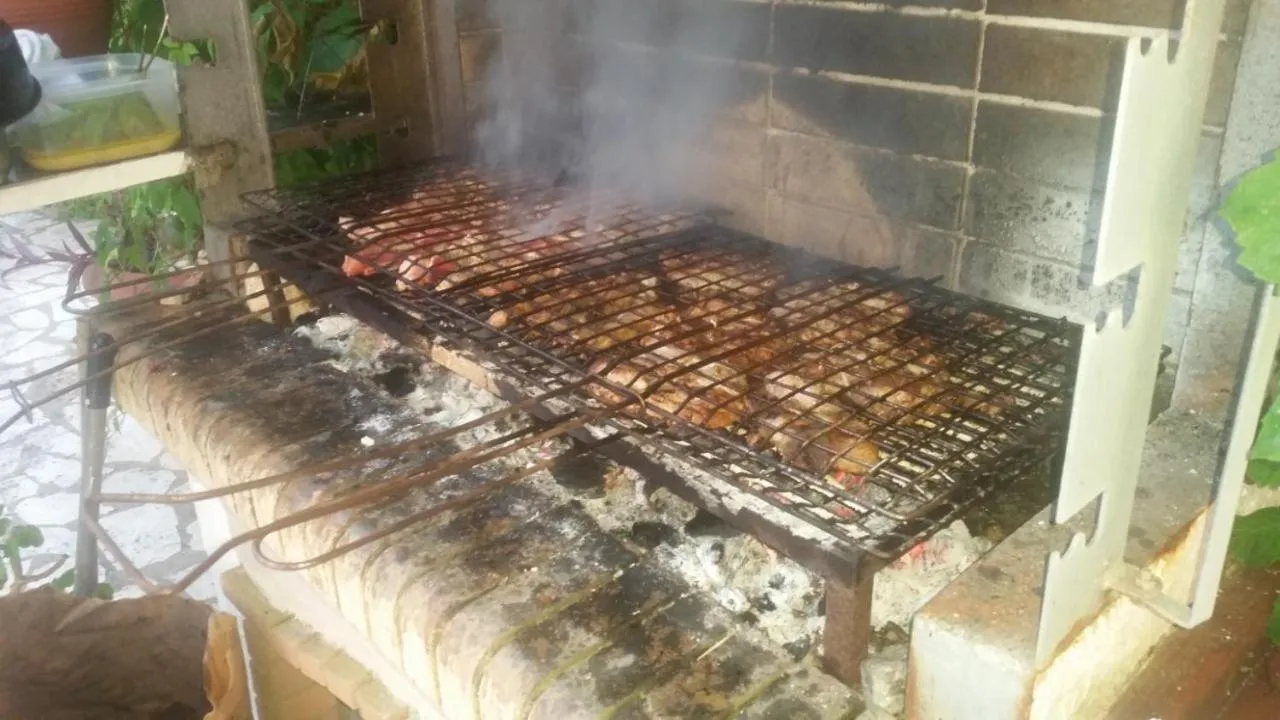BBQ facilities in Alexandros Studios Apartments