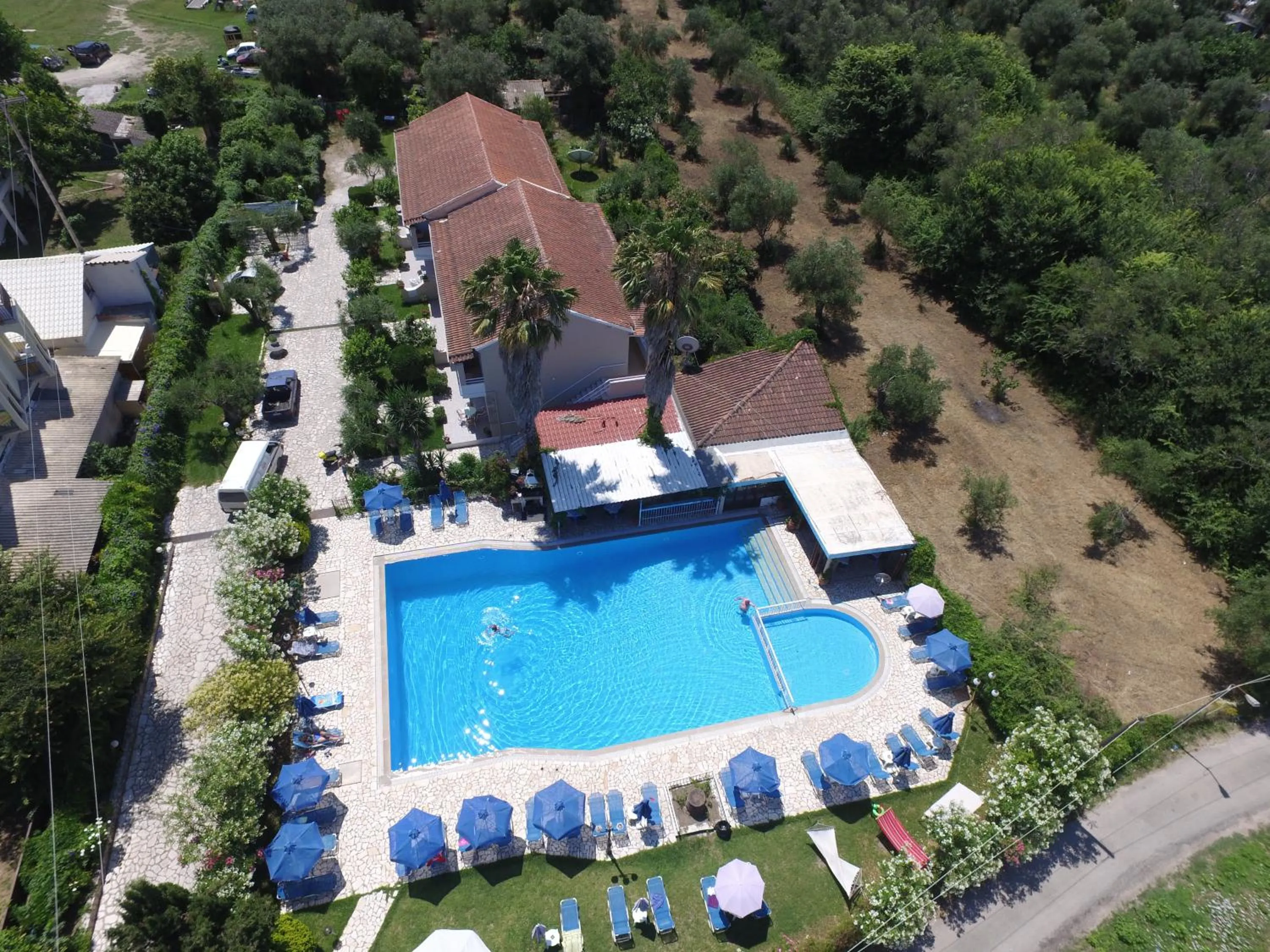 Swimming pool in Alexandros Studios Apartments