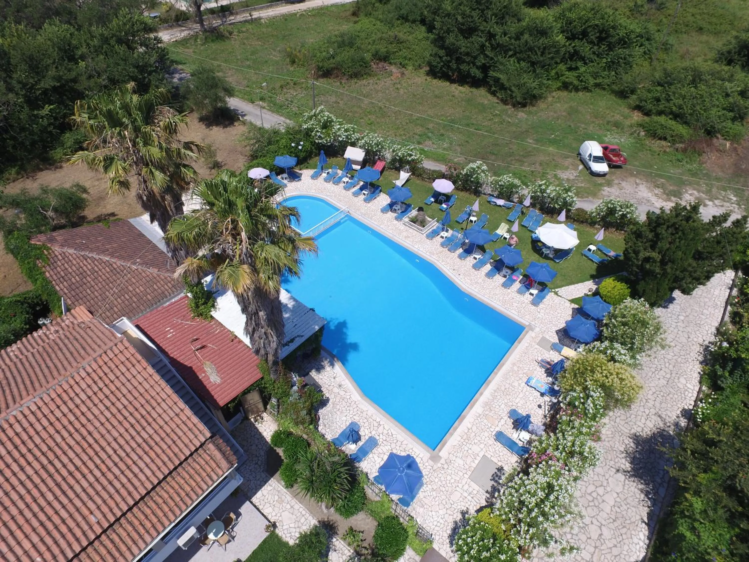 Swimming pool in Alexandros Studios Apartments