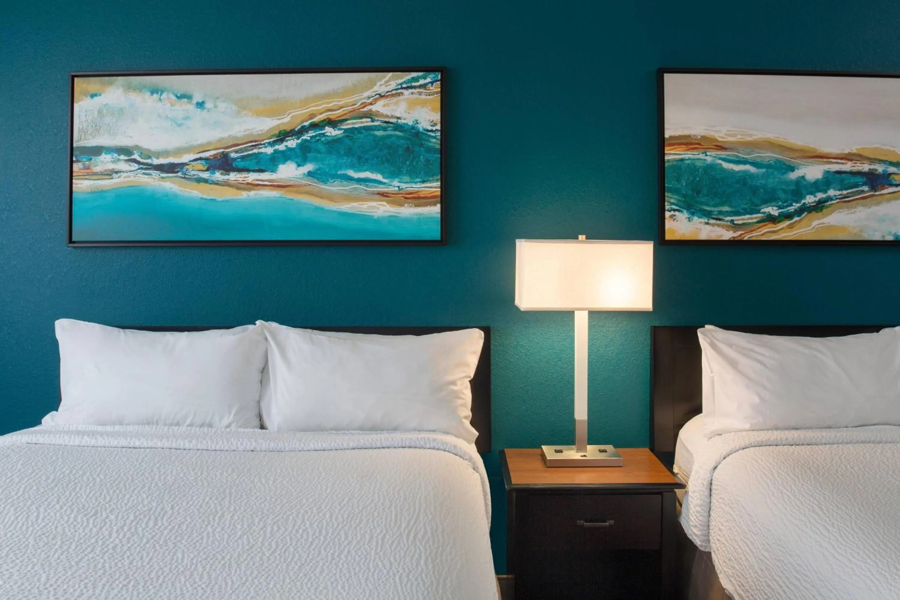 Bedroom, Bed in Residence Inn by Marriott Orlando at SeaWorld