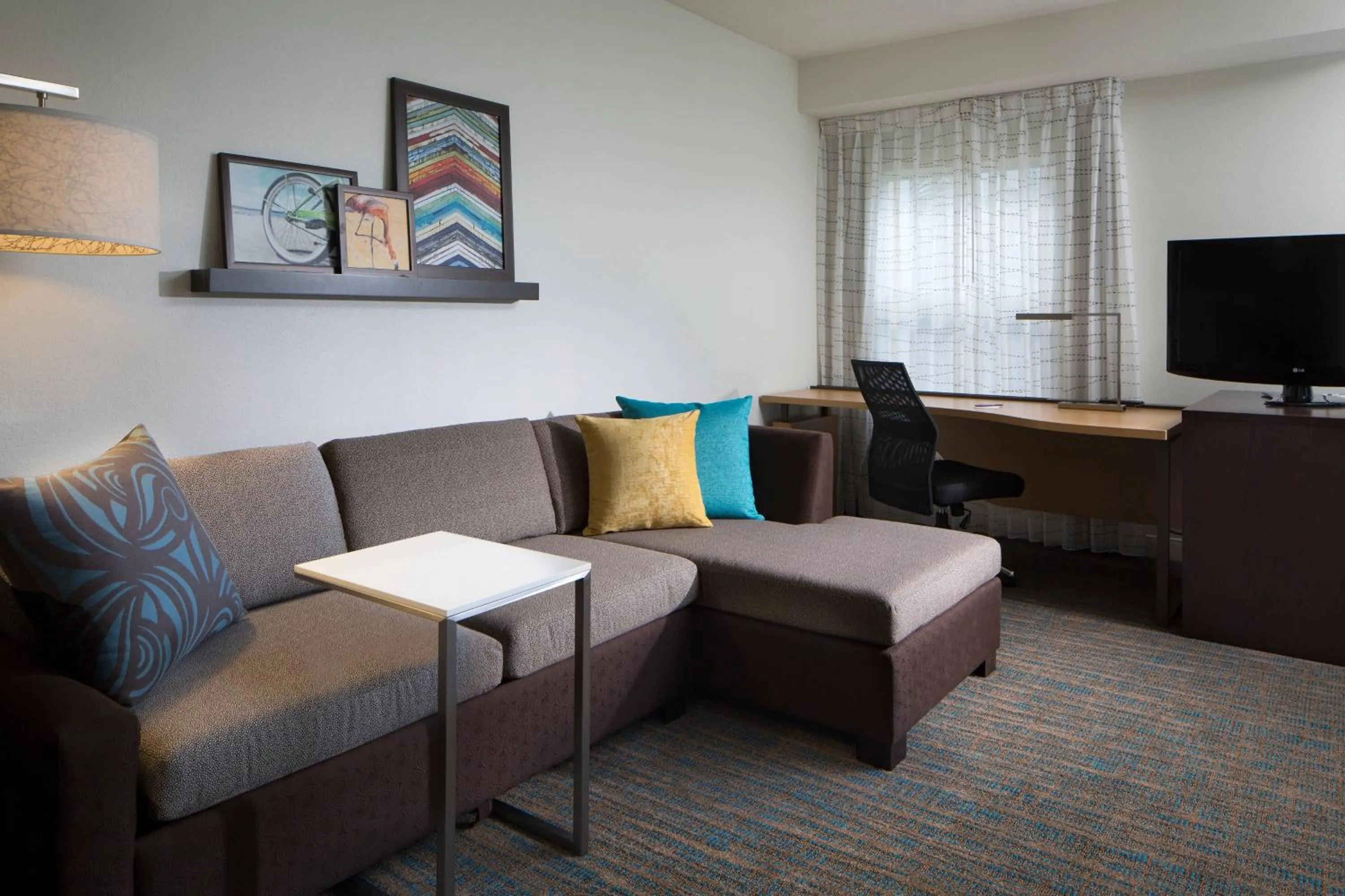 Living room in Residence Inn by Marriott Orlando at SeaWorld