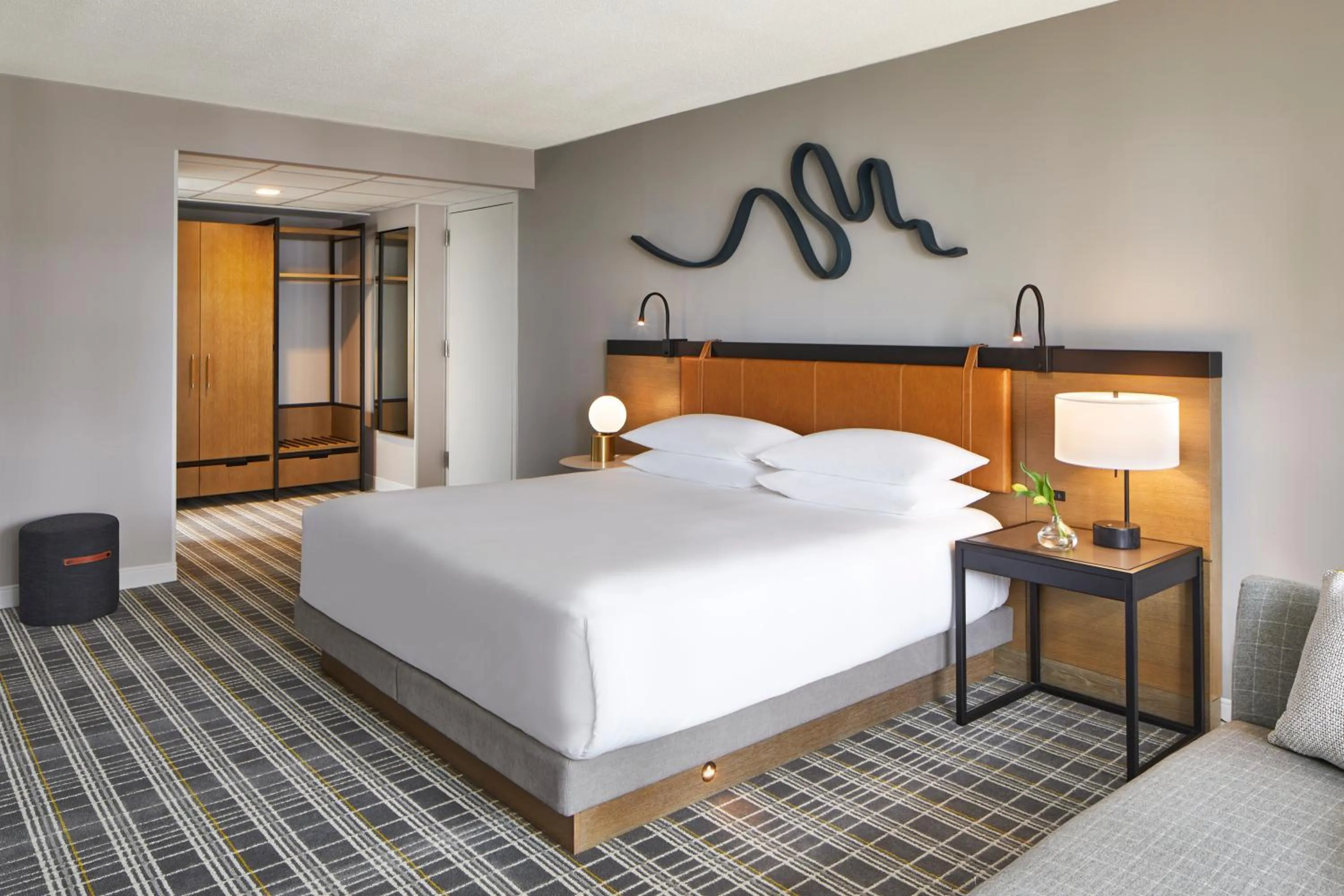 Bed in Hyatt Regency Atlanta