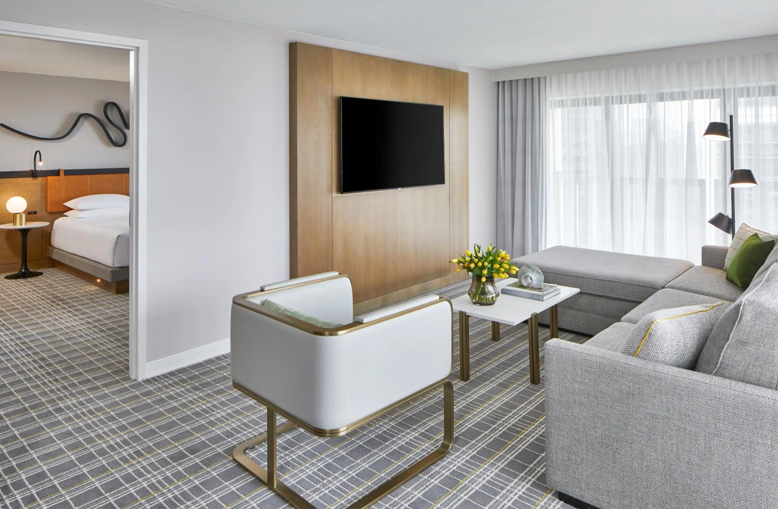 Communal lounge/ TV room in Hyatt Regency Atlanta