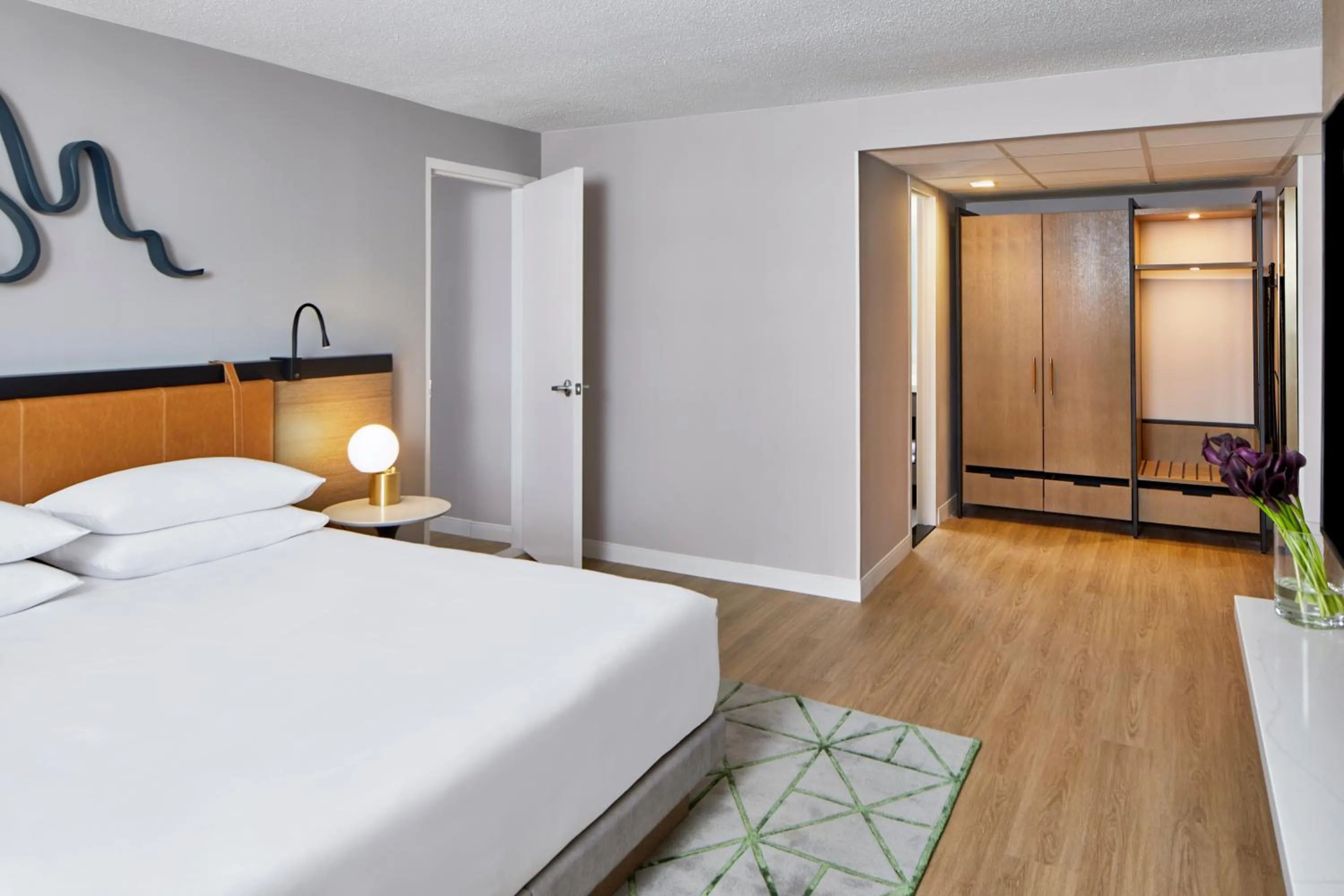 Bed in Hyatt Regency Atlanta