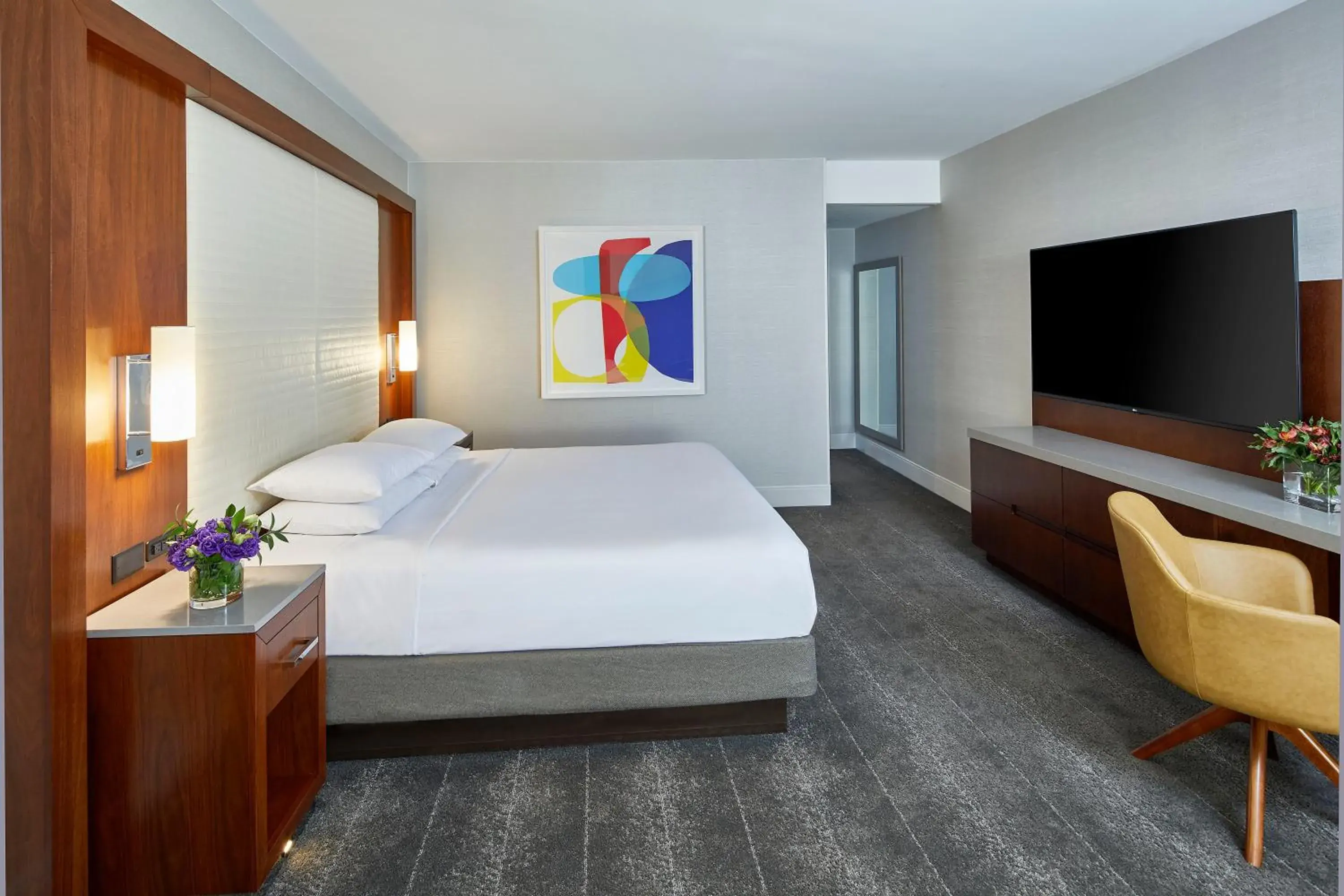 Bed in Hyatt Regency Atlanta Bed in Hyatt Regency Atlanta