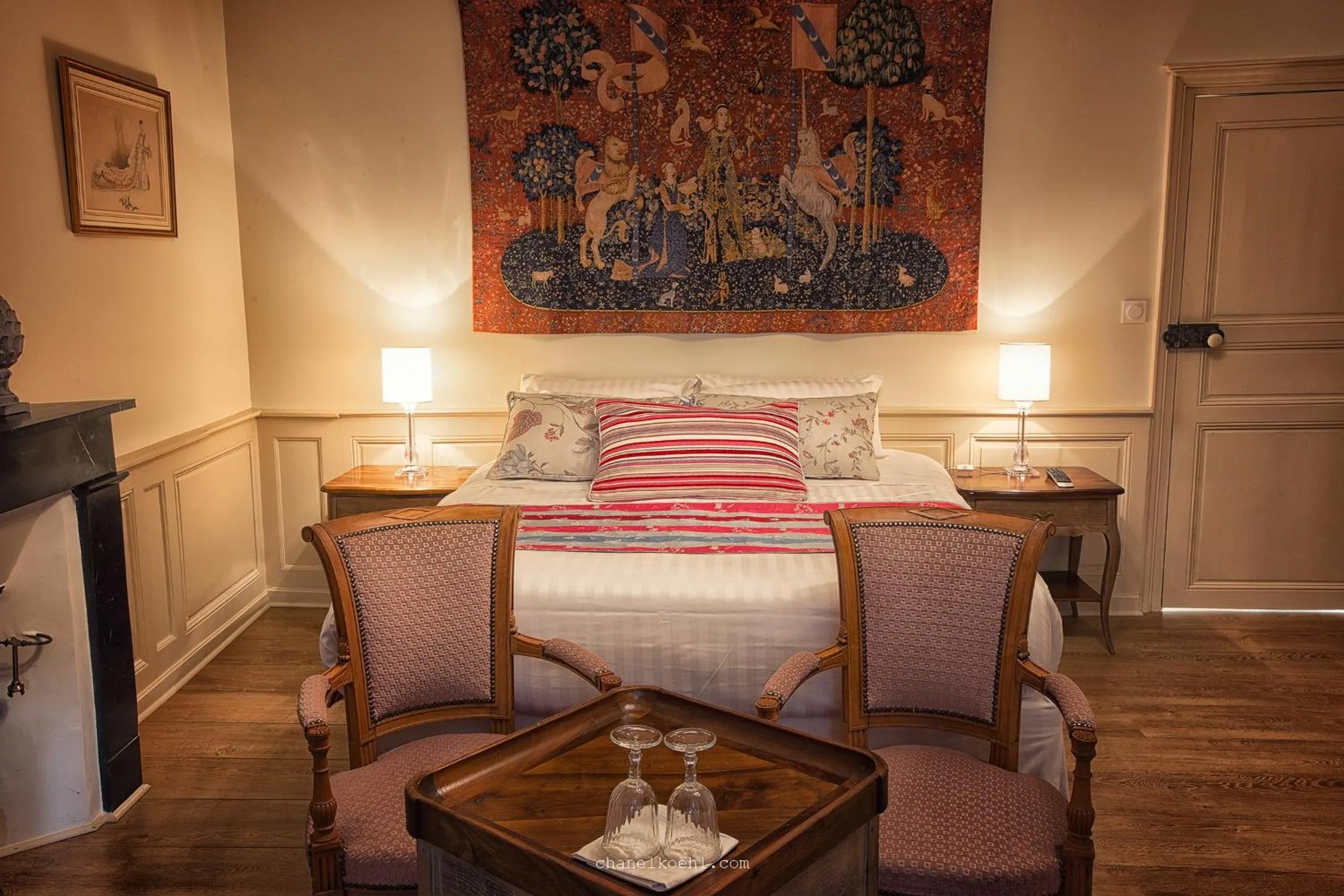 Bedroom in Au Relais Saint Maurice