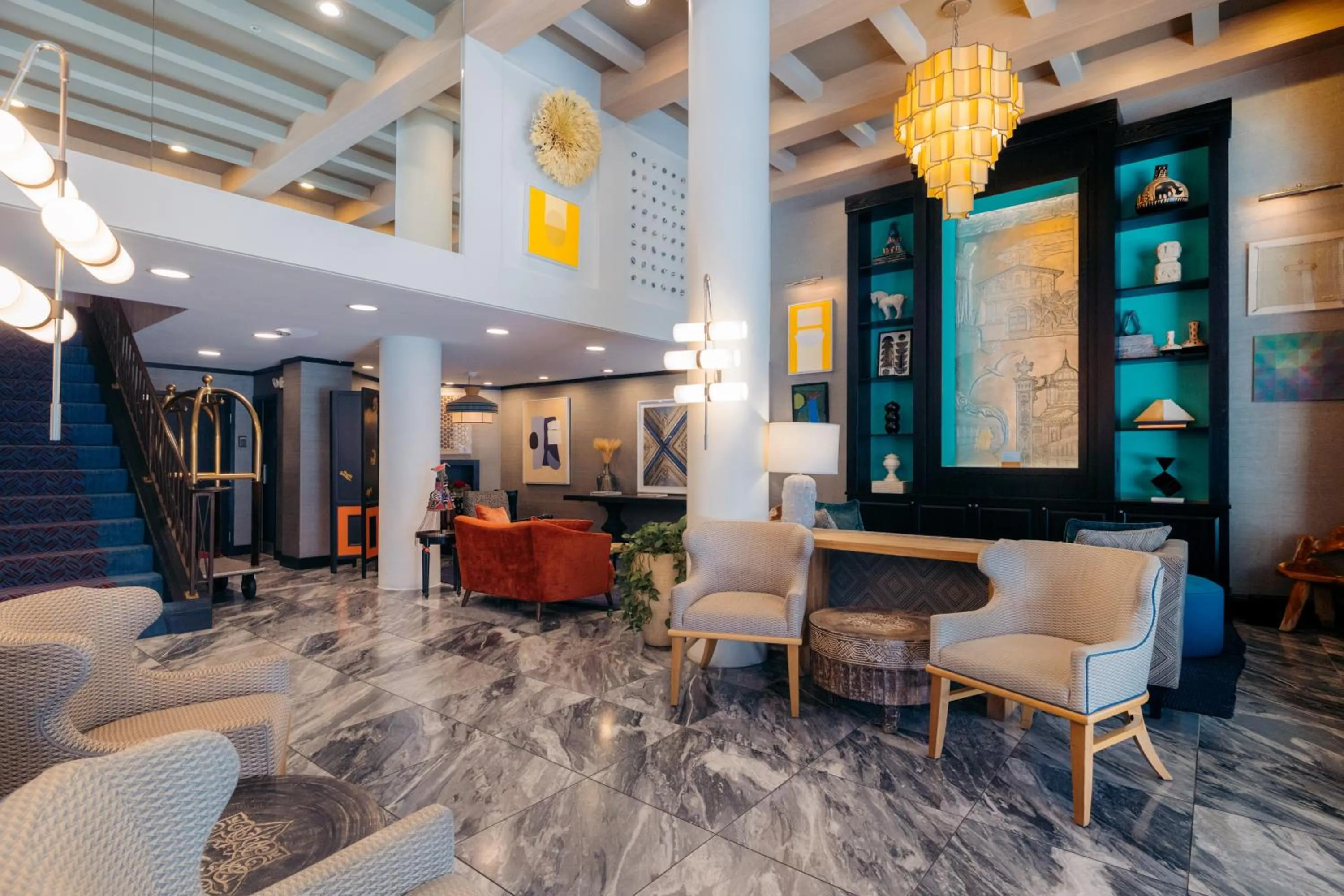 Lobby or reception in Hotel Triton