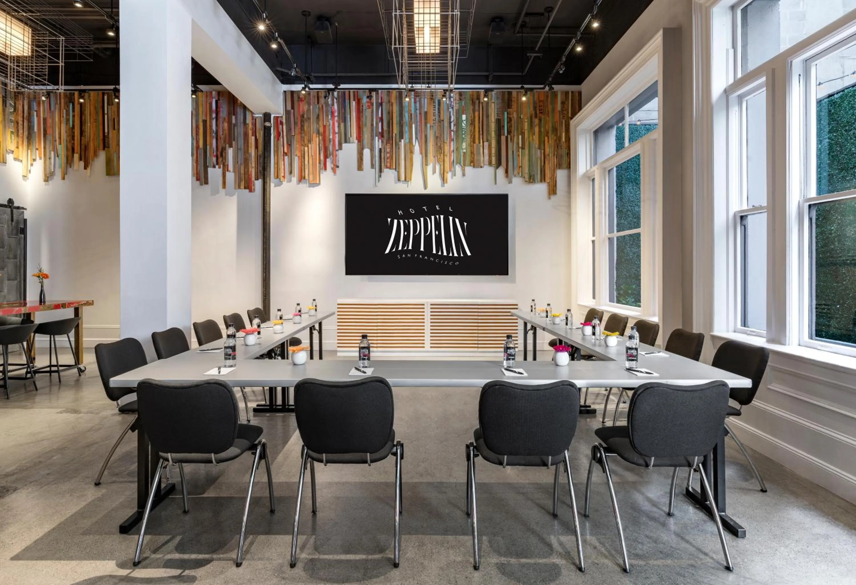 Meeting/conference room in Hotel Zeppelin San Francisco