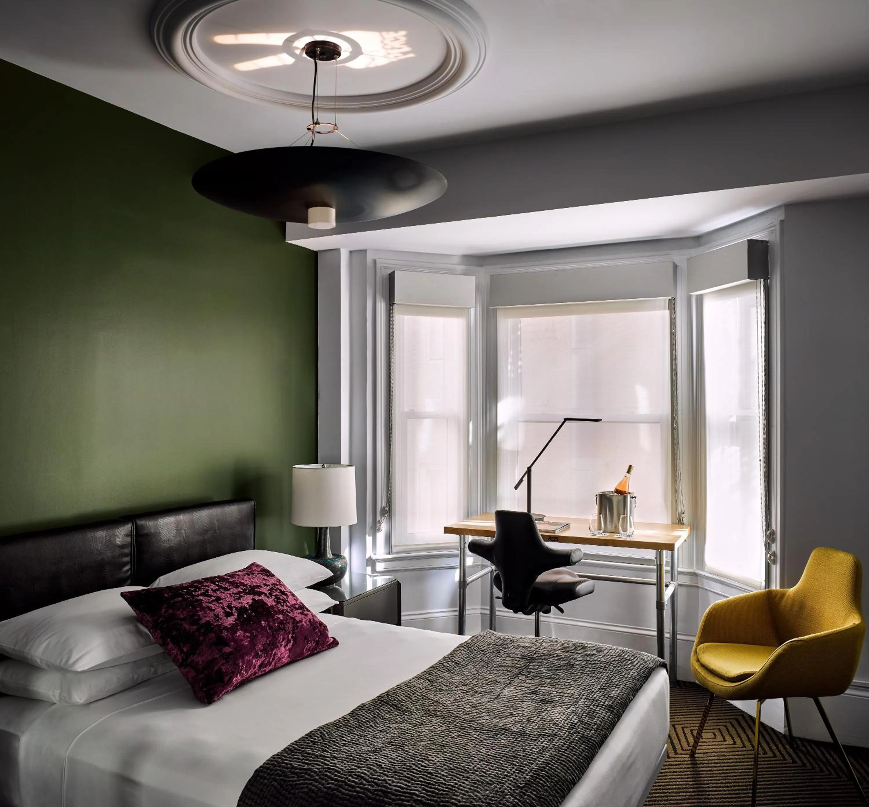 Bed in Hotel Zeppelin San Francisco