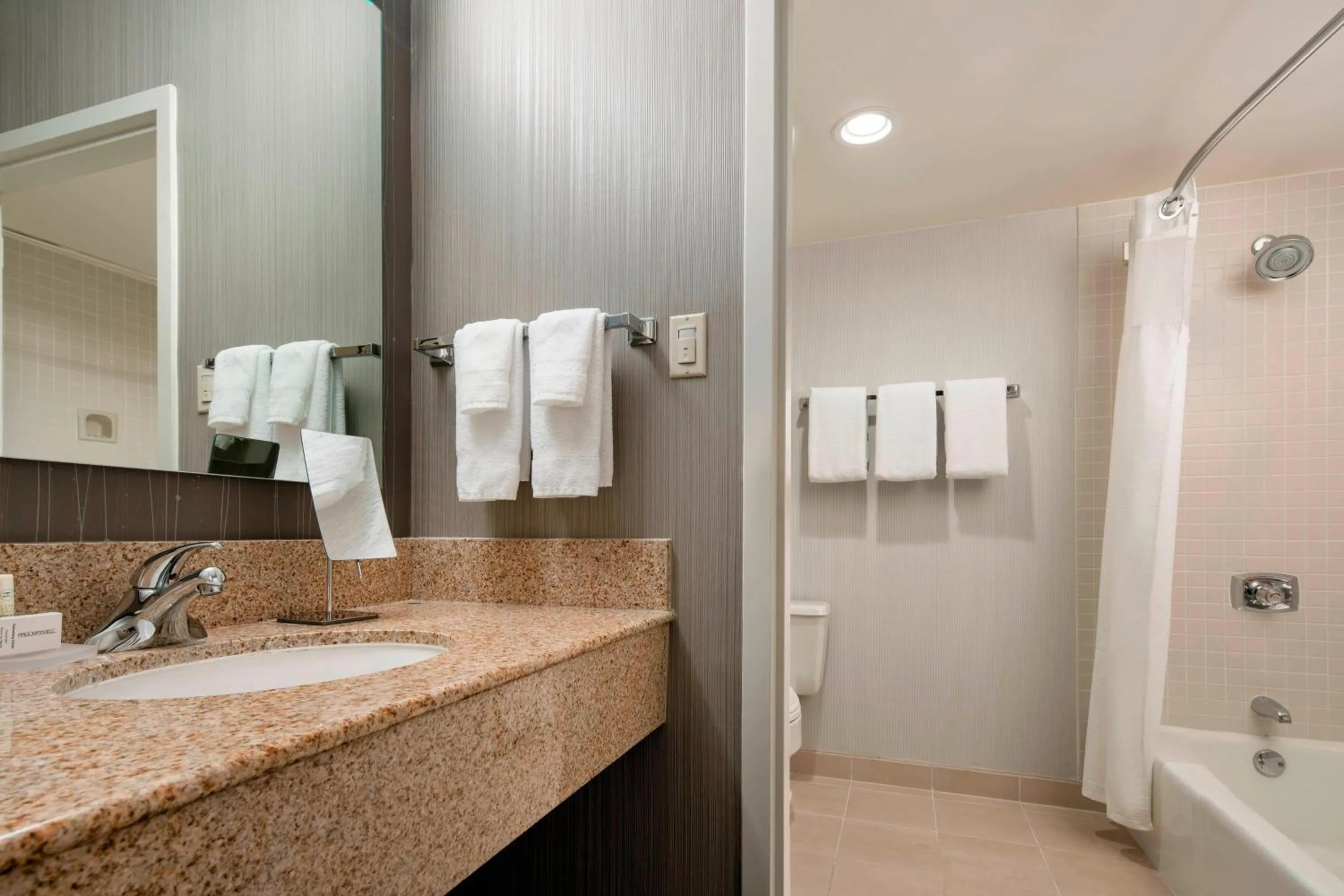 Bathroom in Courtyard by Marriott San Francisco Airport