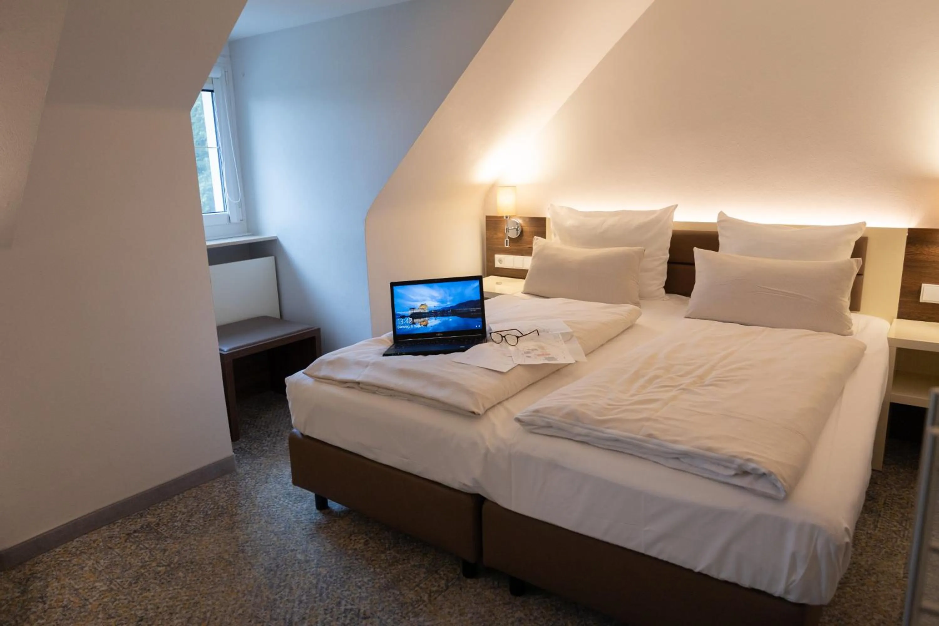 Photo of the whole room, Bed in Hotel Haus Delecke