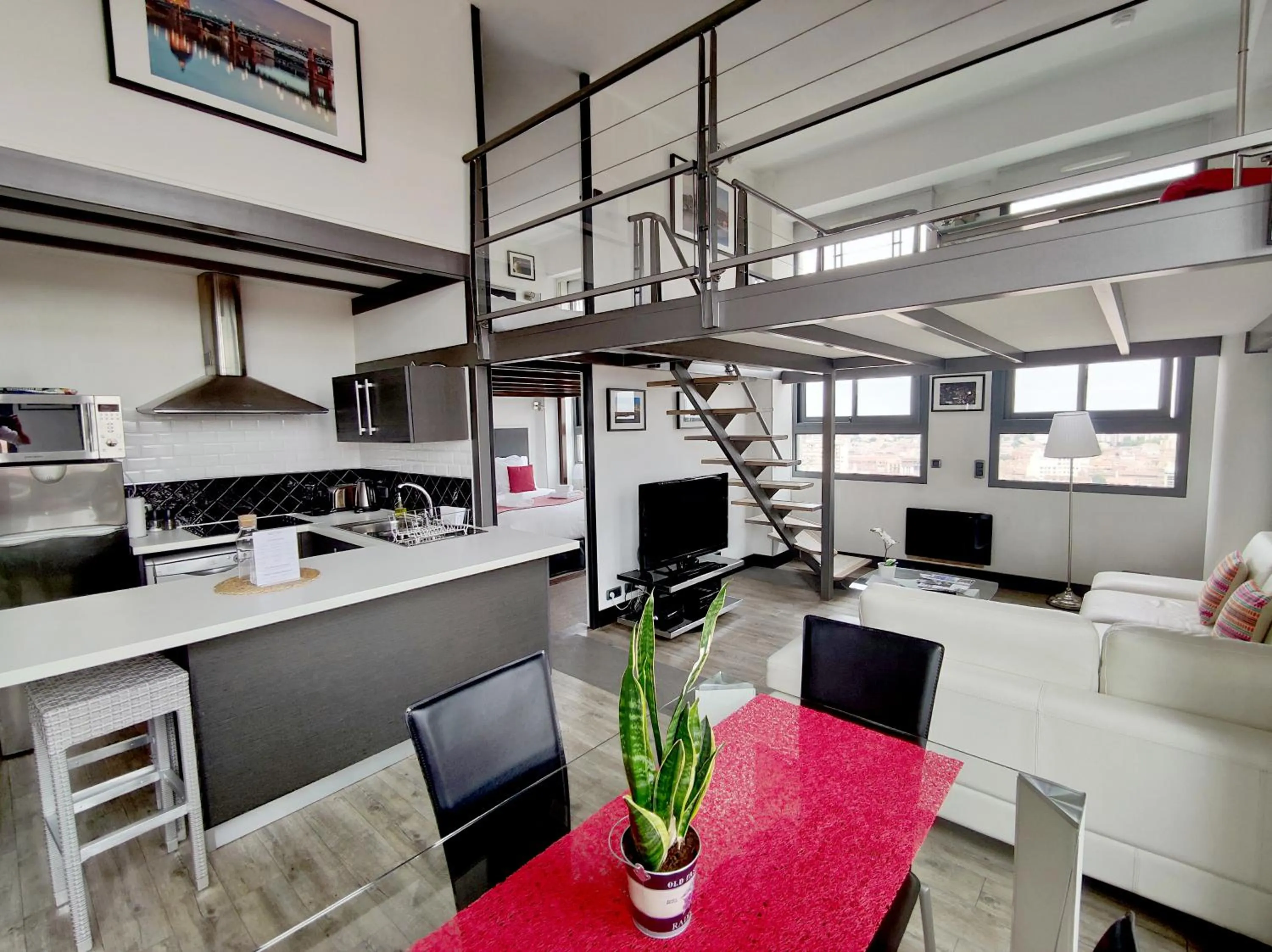 Living room in Haut Lofts - Toulouse Centre Ramblas