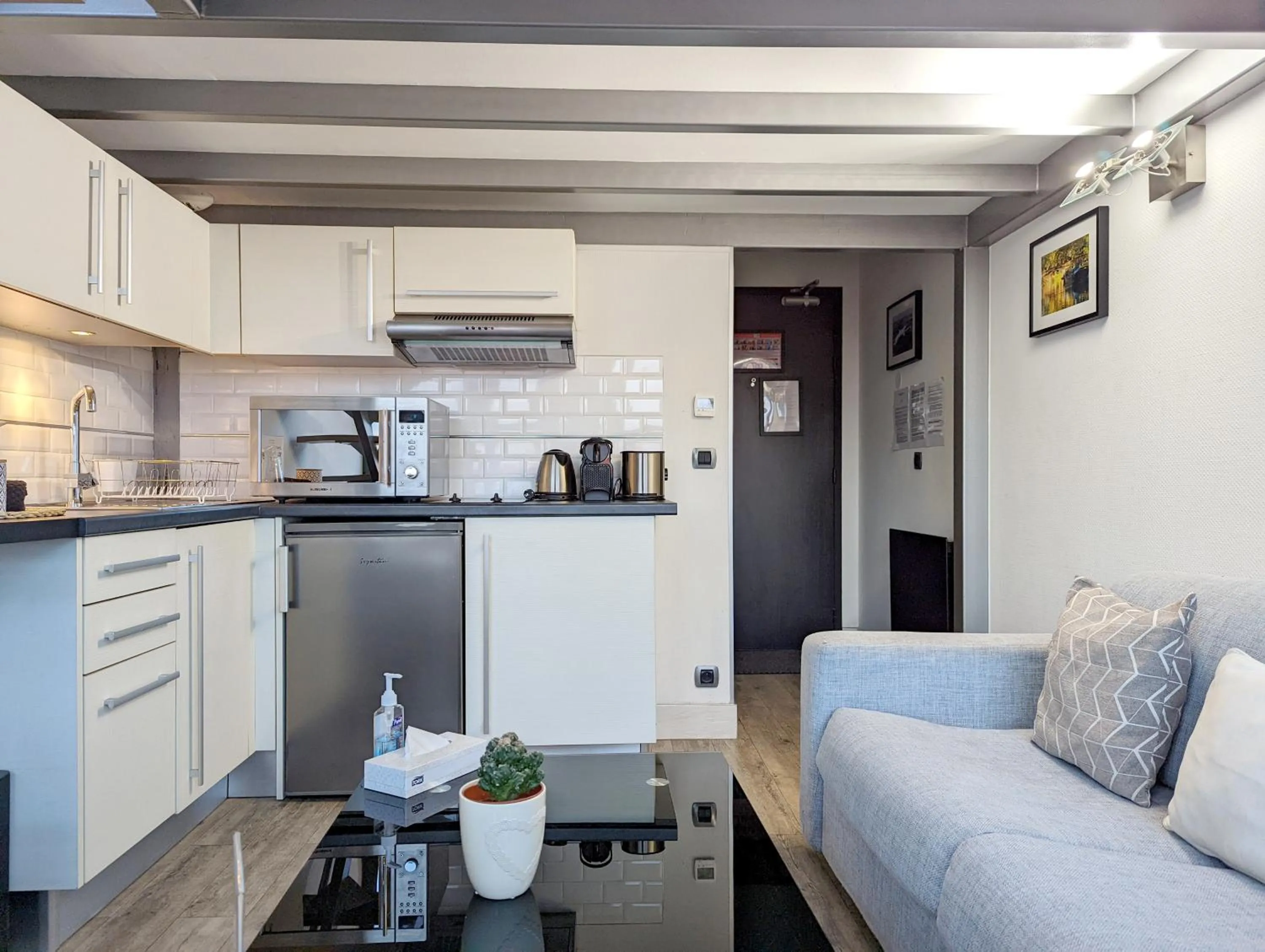 Kitchen or kitchenette in Haut Lofts - Toulouse Centre Ramblas