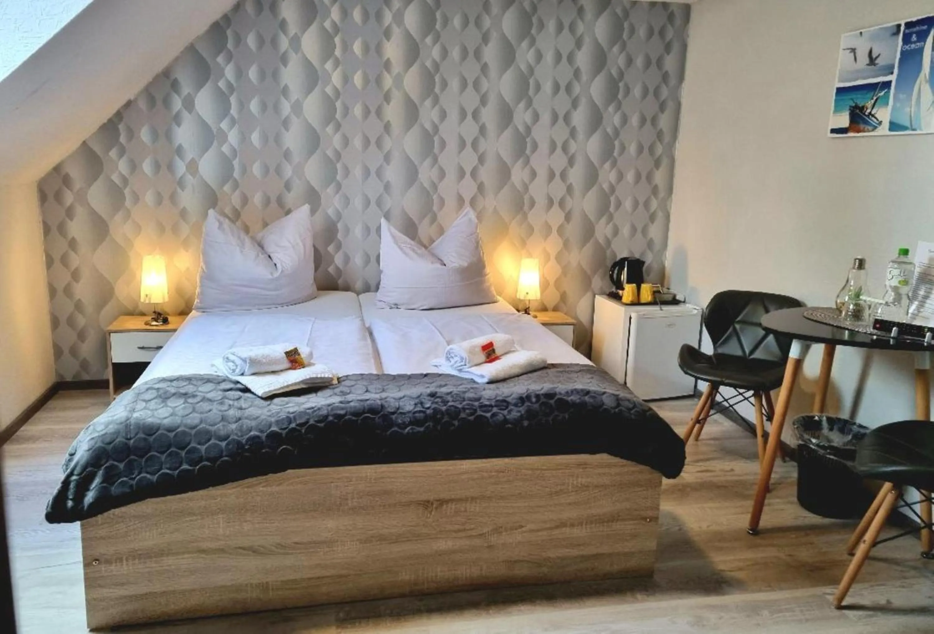 Property building, Bed in Hotel Up Diek