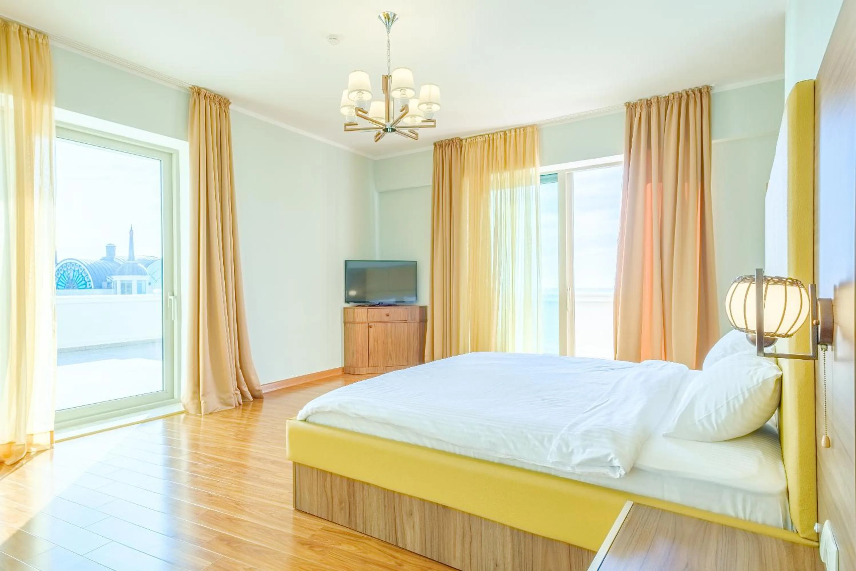 Bed in Castello Mare Hotel