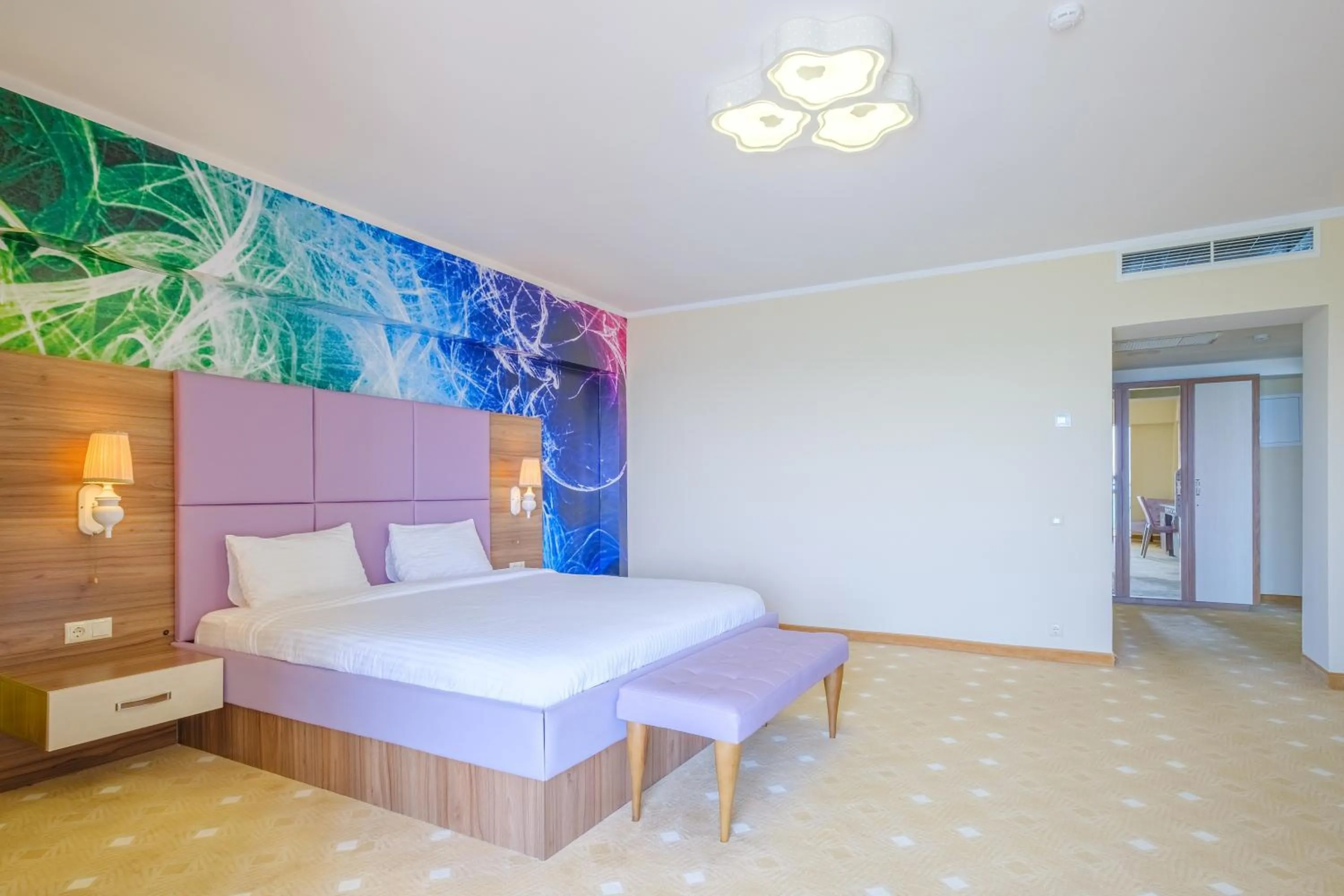 Bed in Castello Mare Hotel