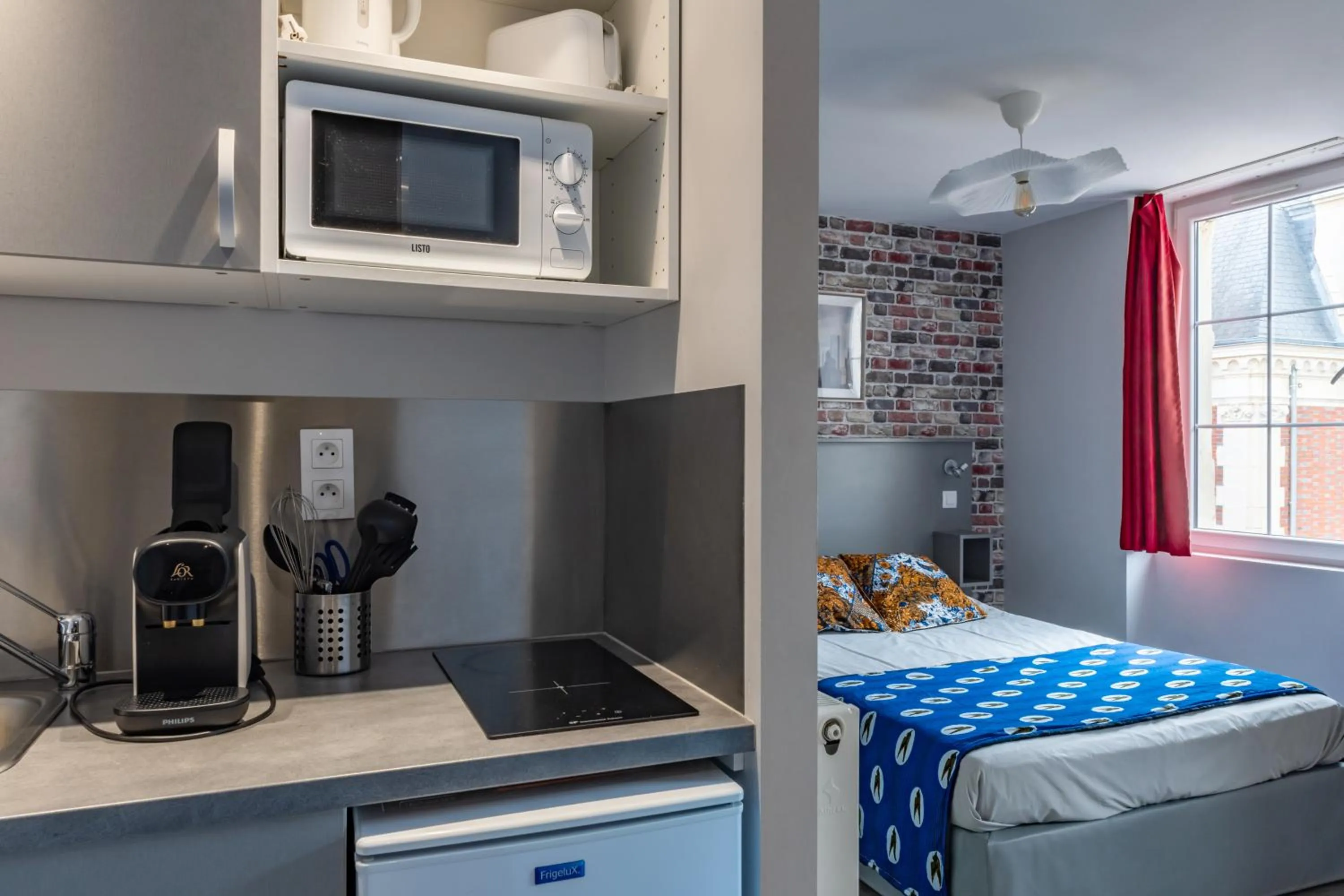 Bed in Smartappart Caen Grusse