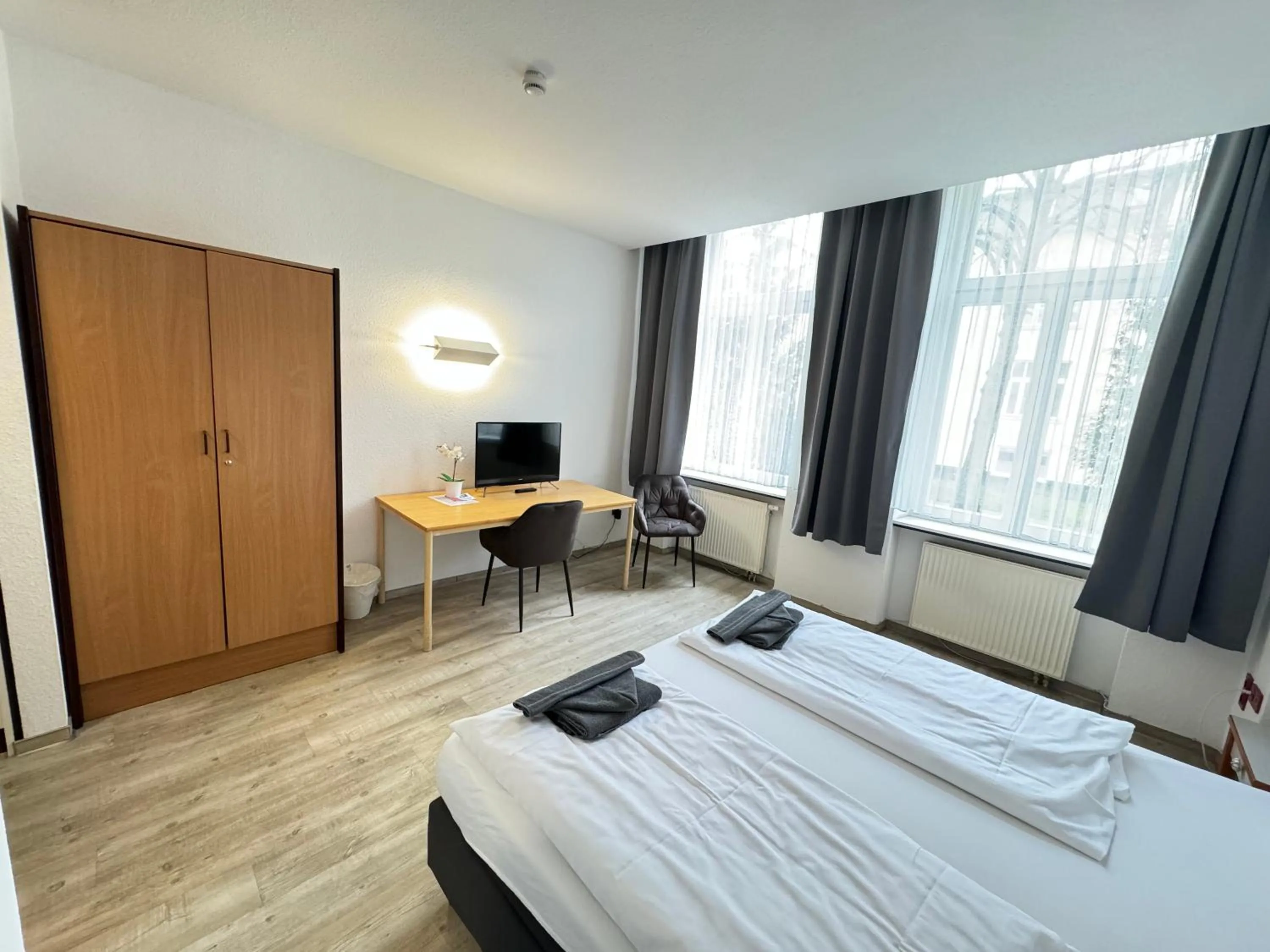 Bed in Appartement-Hotel Rostock