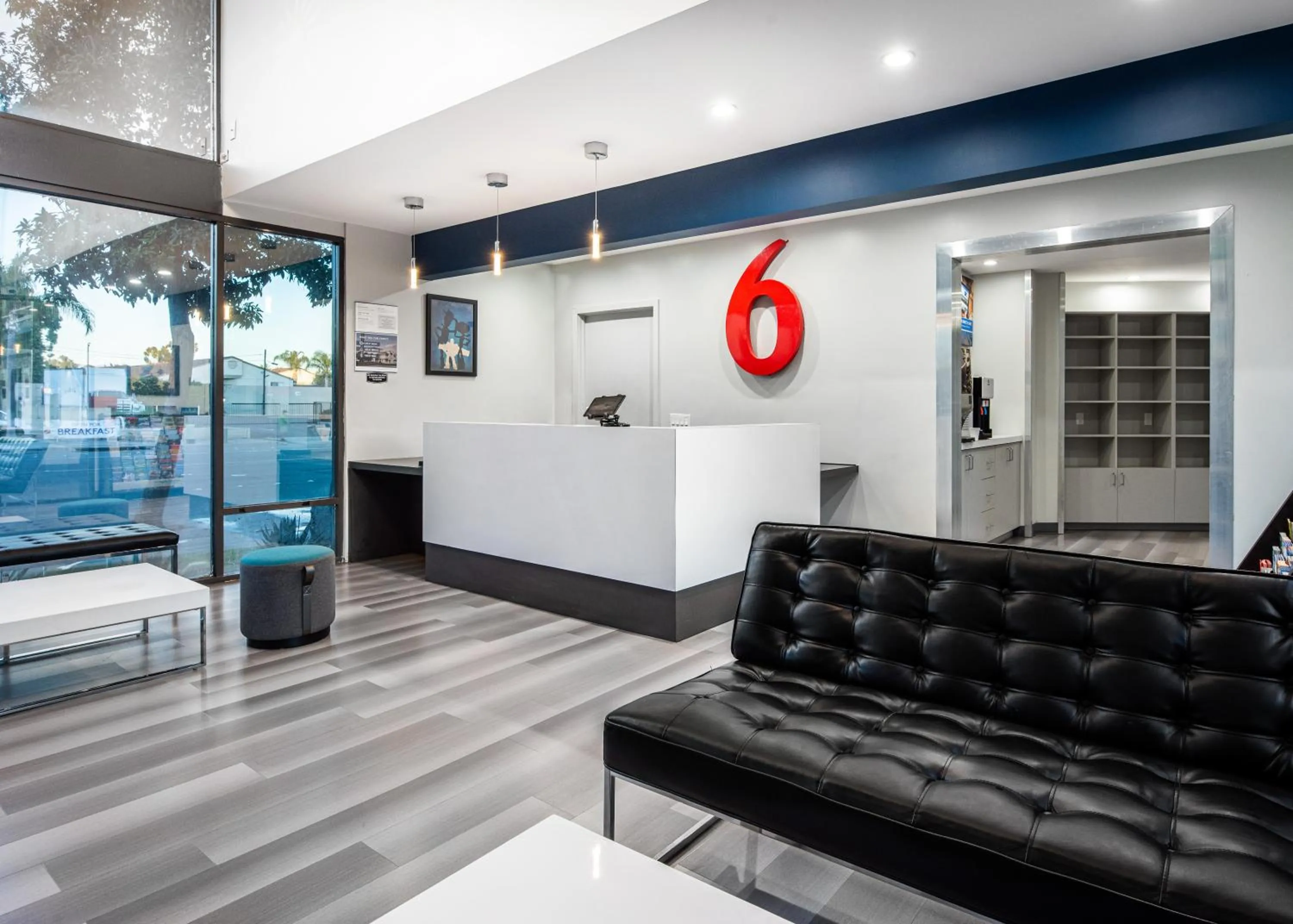 Lobby or reception in Motel 6-Anaheim, CA - Convention Center