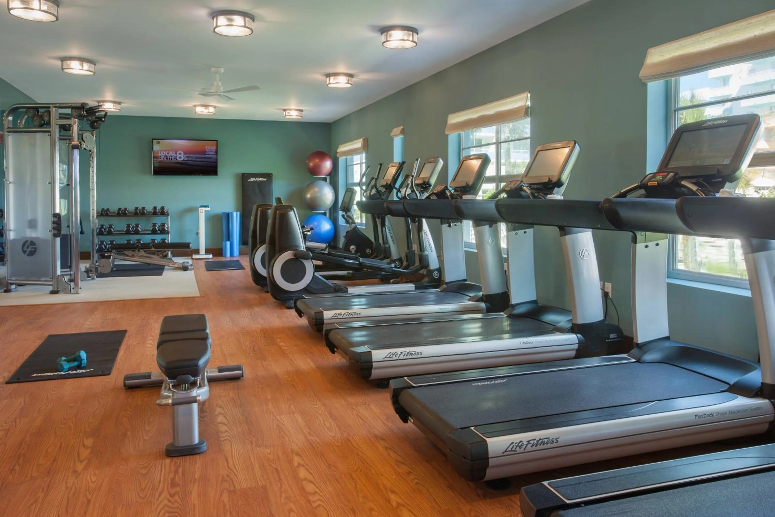 Fitness centre/facilities in Marriott Stanton South Beach