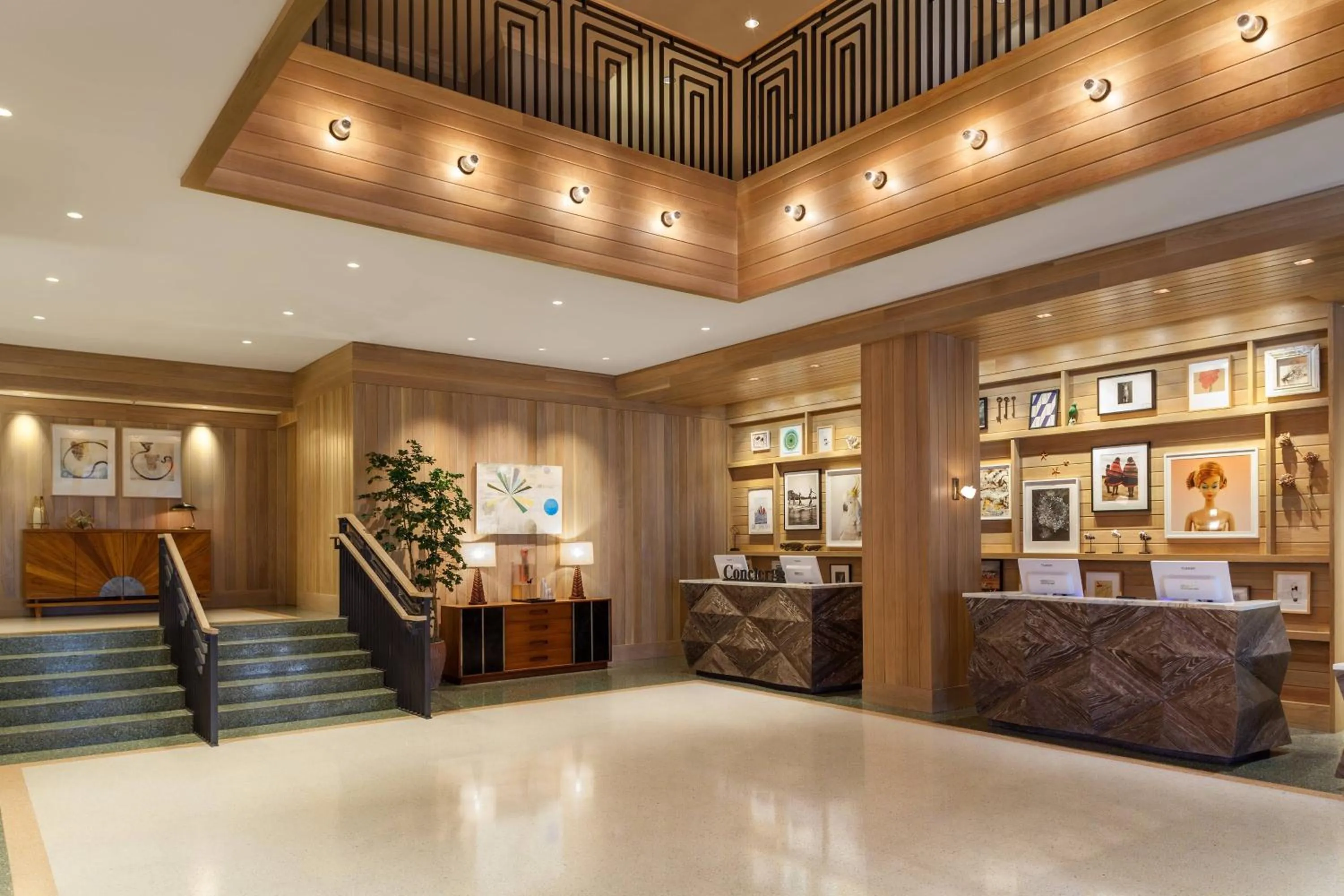 Lobby or reception in Marriott Stanton South Beach