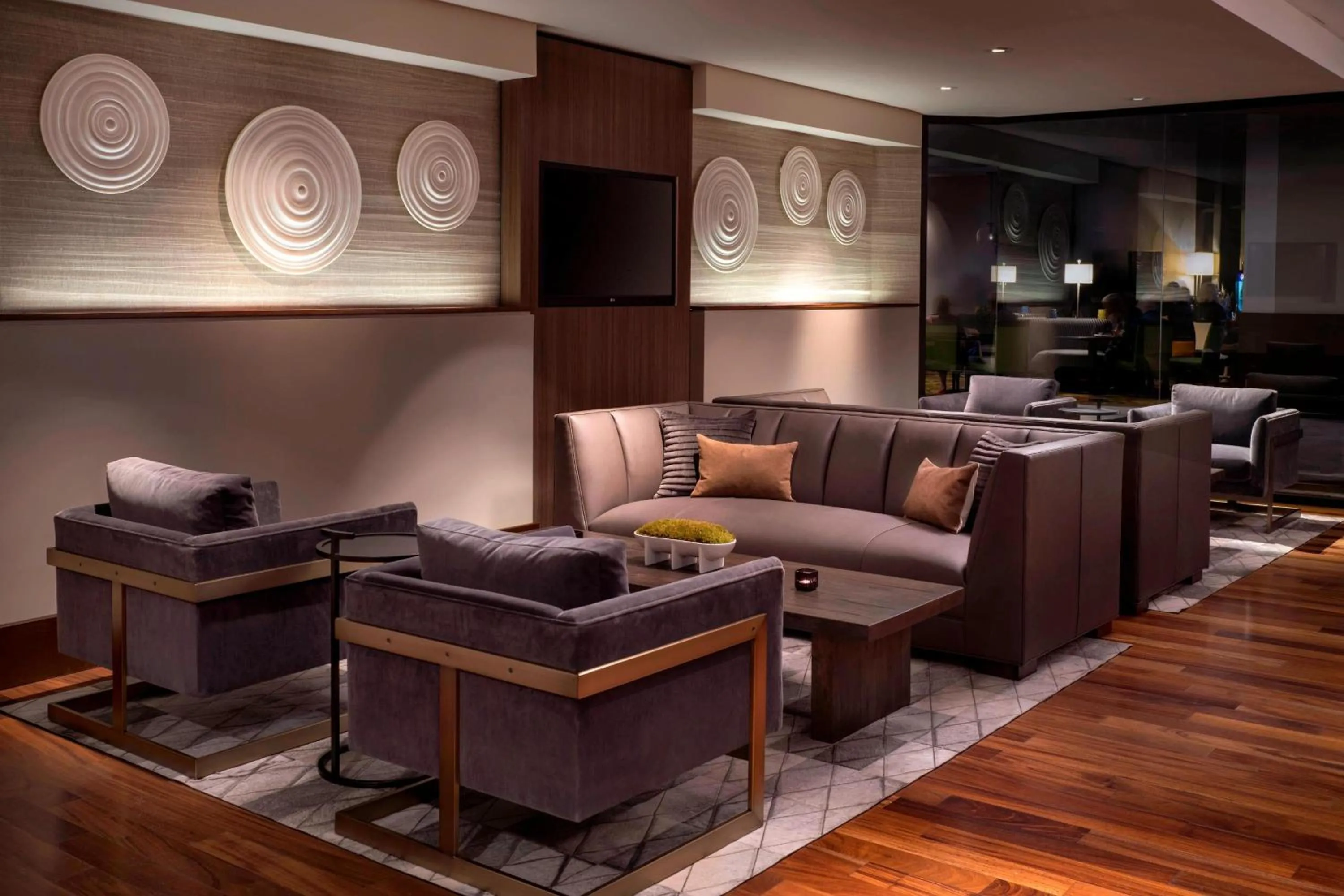 Lounge or bar in San Francisco Airport Marriott Waterfront