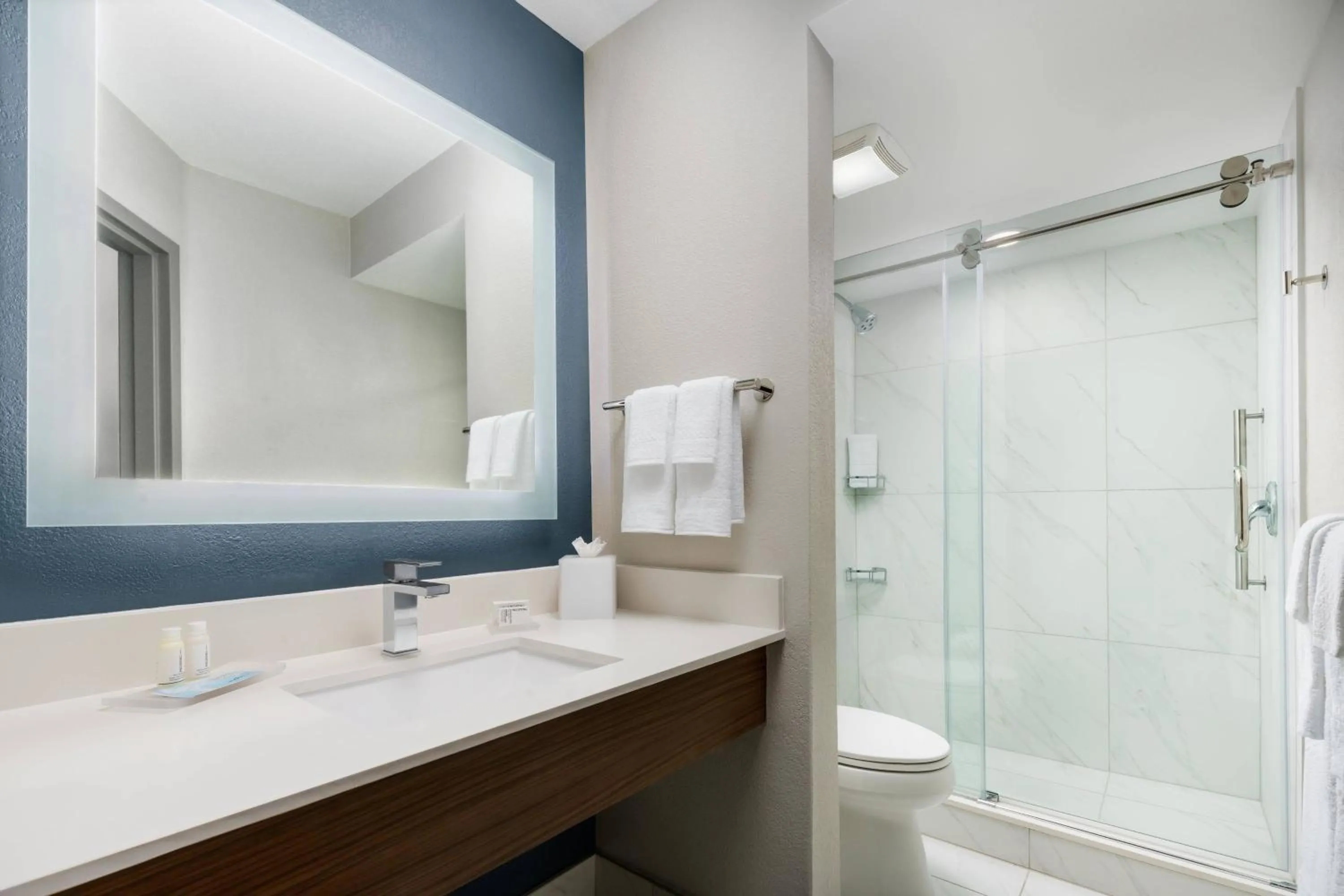 Bathroom in Courtyard by Marriott Orlando Lake Buena Vista at Vista Centre