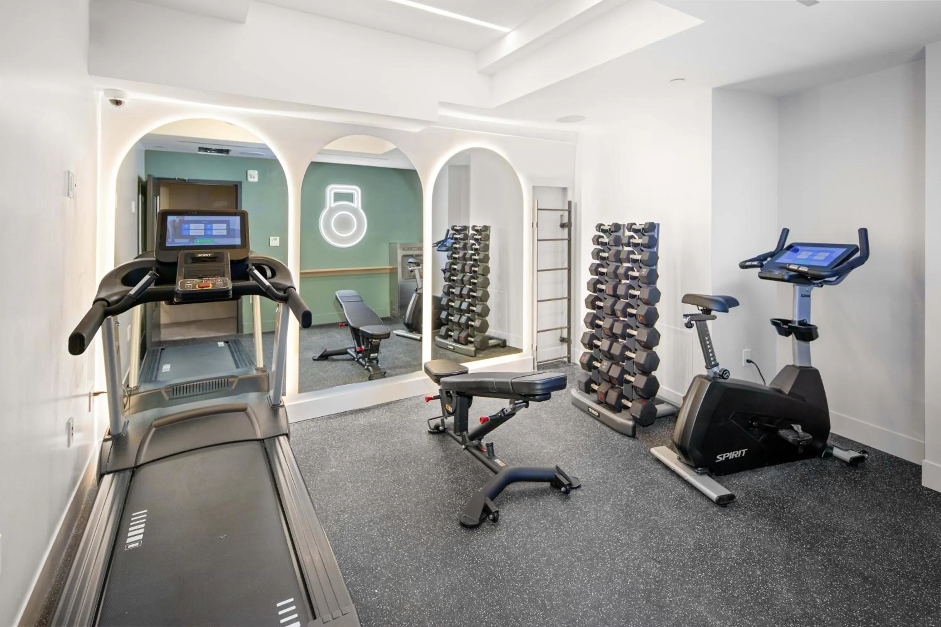 Fitness centre/facilities in Riverside Tower Hotel