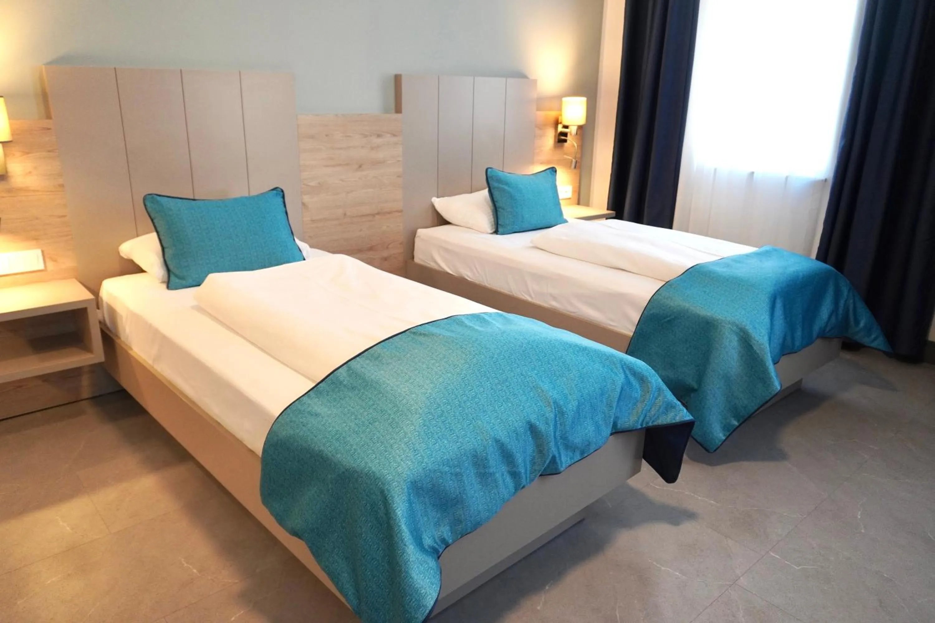 Bed in Hotel Atlas Halle