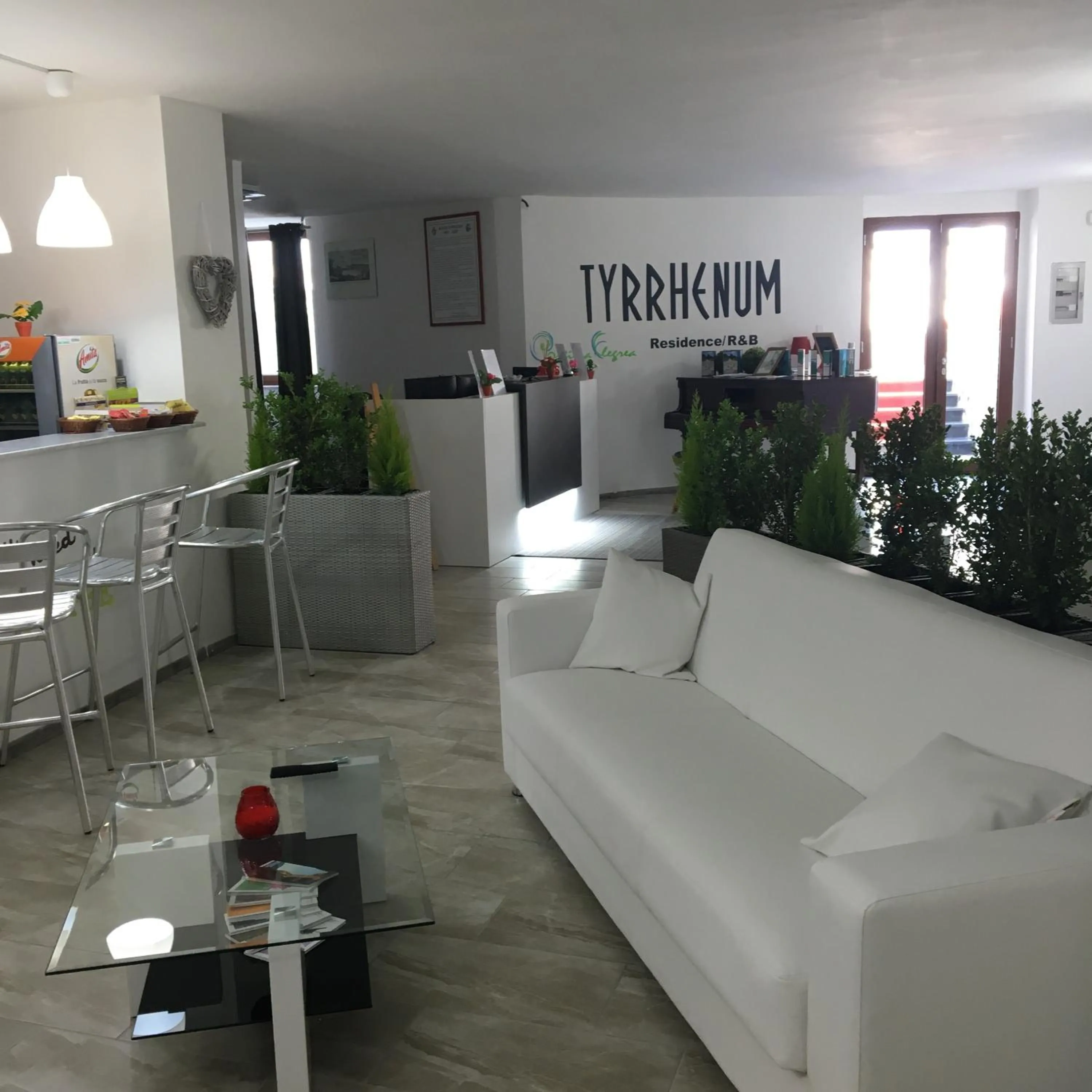 Living room in Residence R&B Tyrrhenum