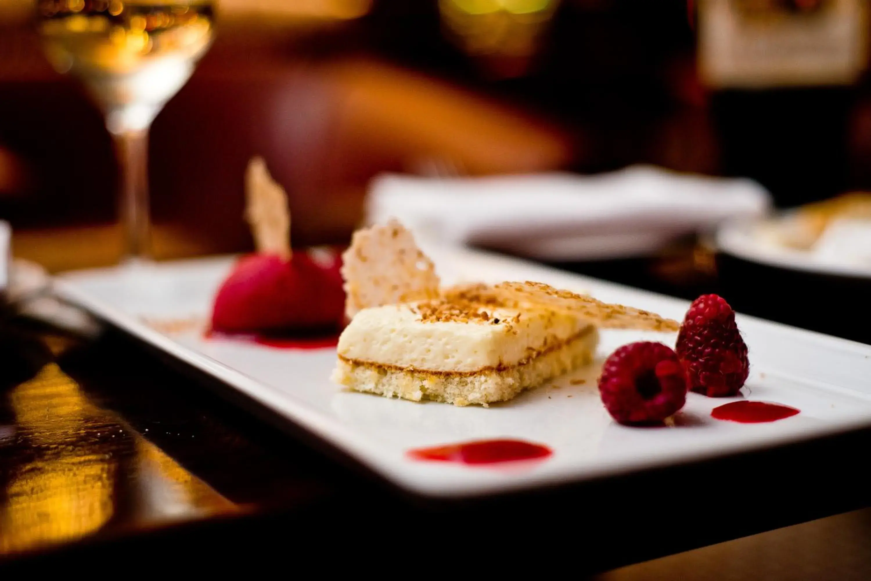 Food close-up in The Lodge @ Harvey's Point Food close-up in The Lodge @ Harvey's Point