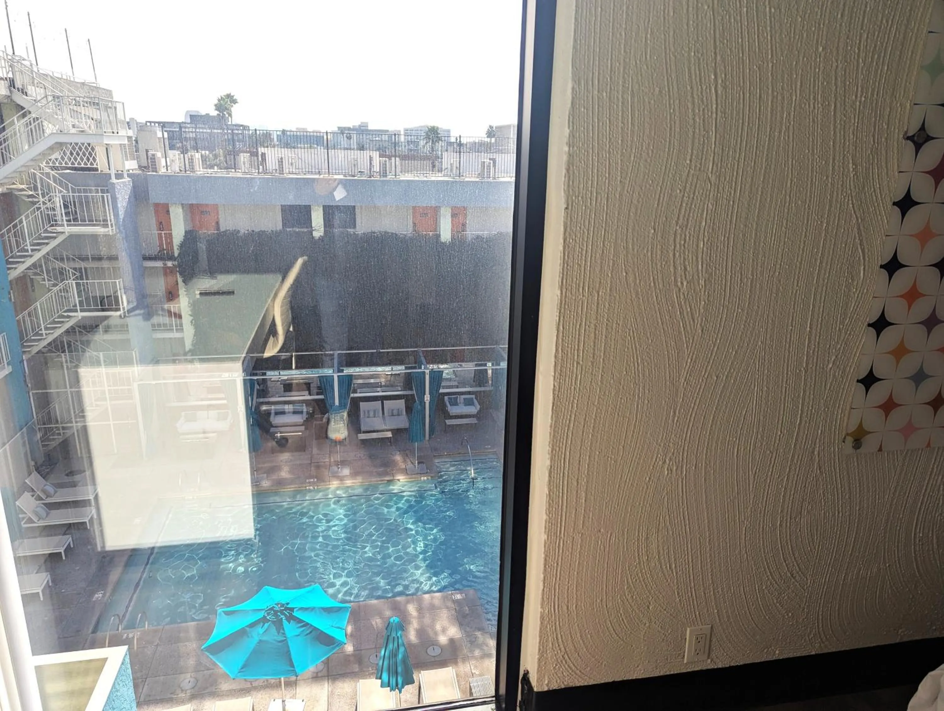 Pool view in The Clarendon Hotel & Spa, BW Signature Collection