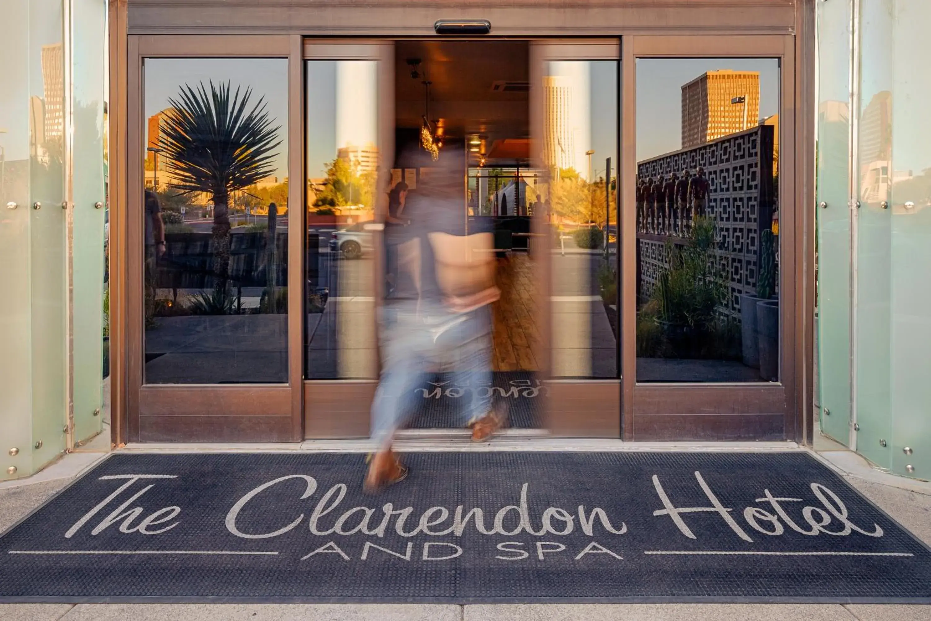 Facade/entrance in The Clarendon Hotel and Spa Facade/entrance in The Clarendon Hotel and Spa