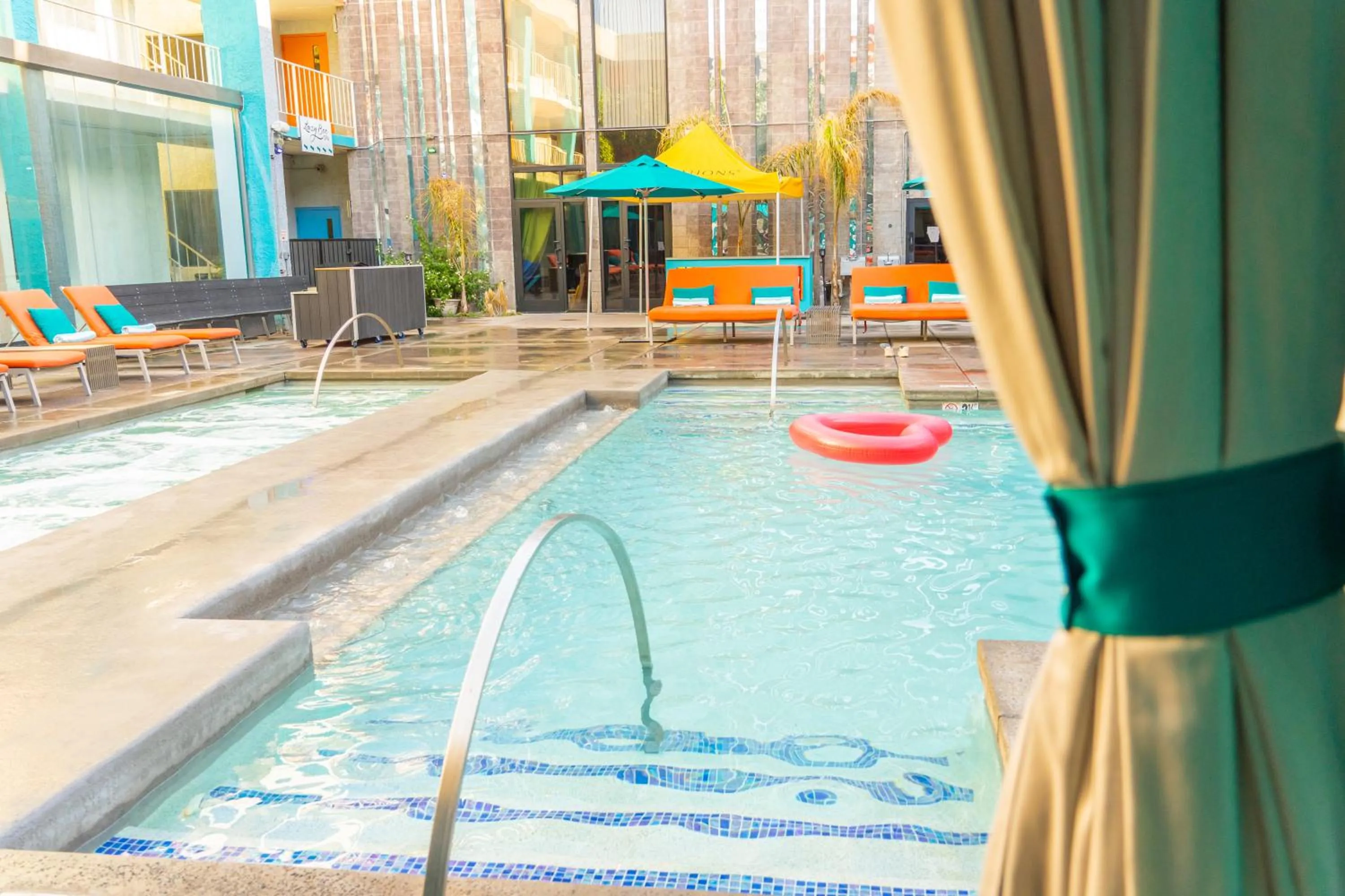Pool view in The Clarendon Hotel & Spa, BW Signature Collection