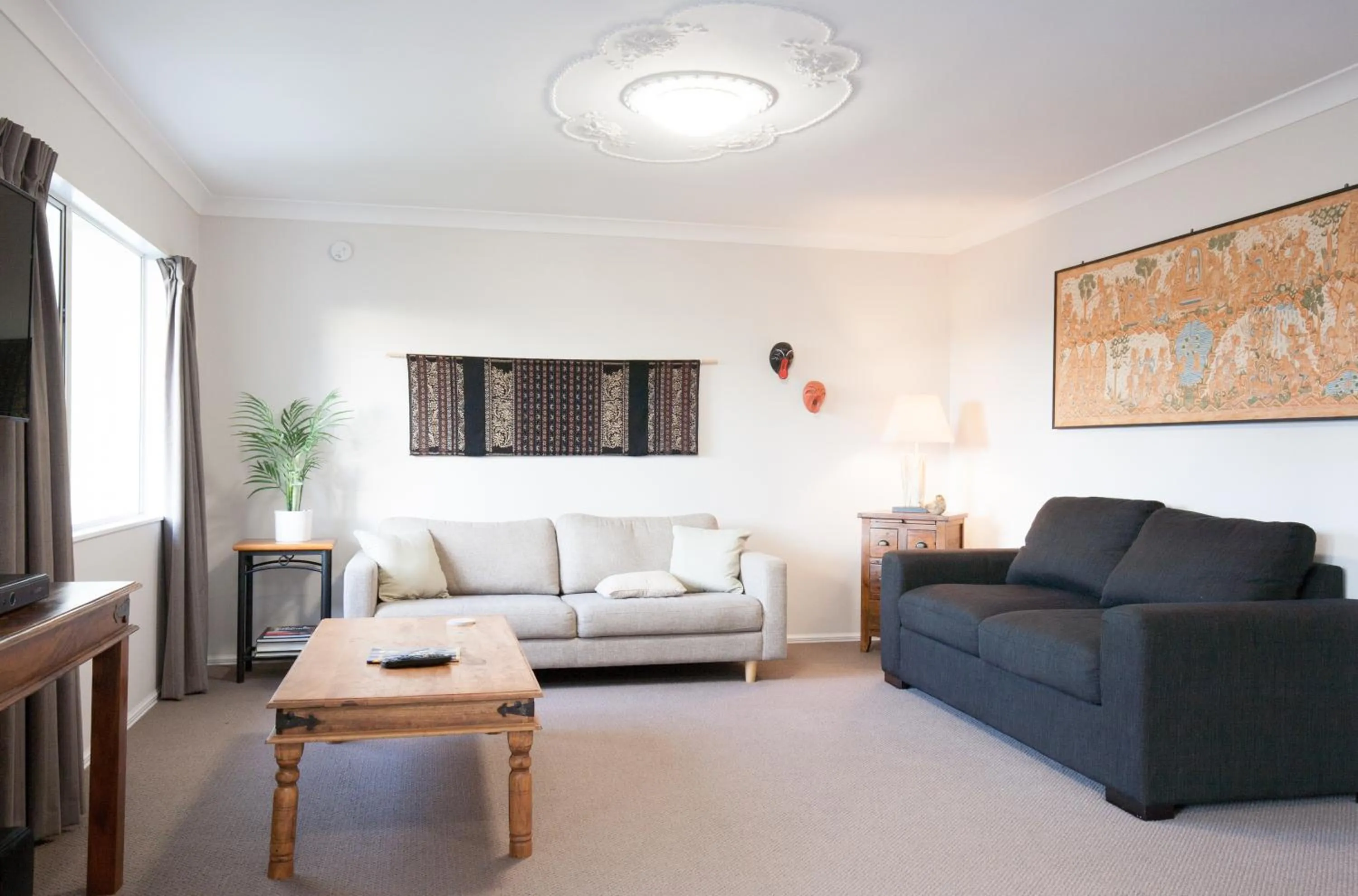 Living room in Pacific Palms Resort