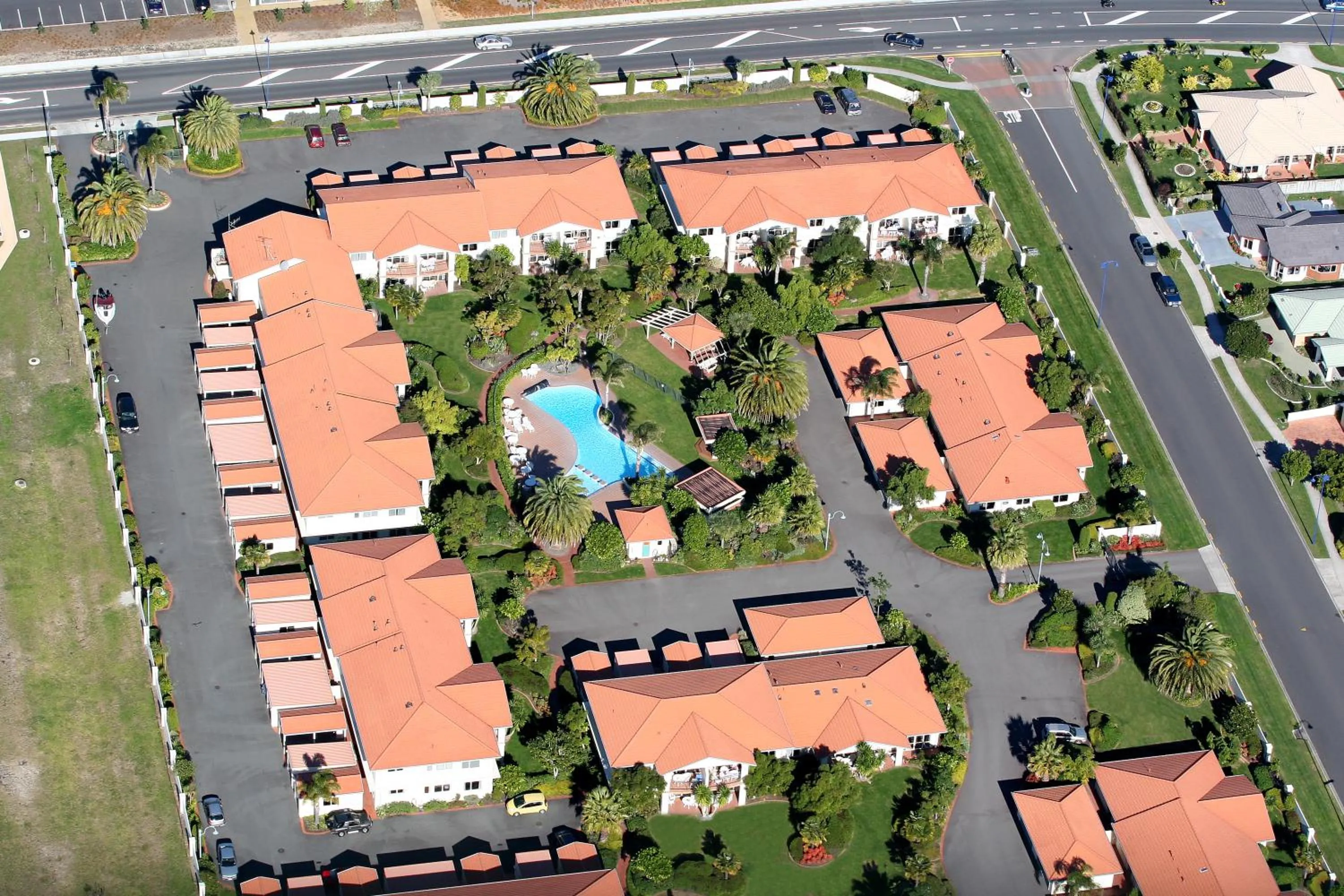 Bird's eye view in Pacific Palms Resort